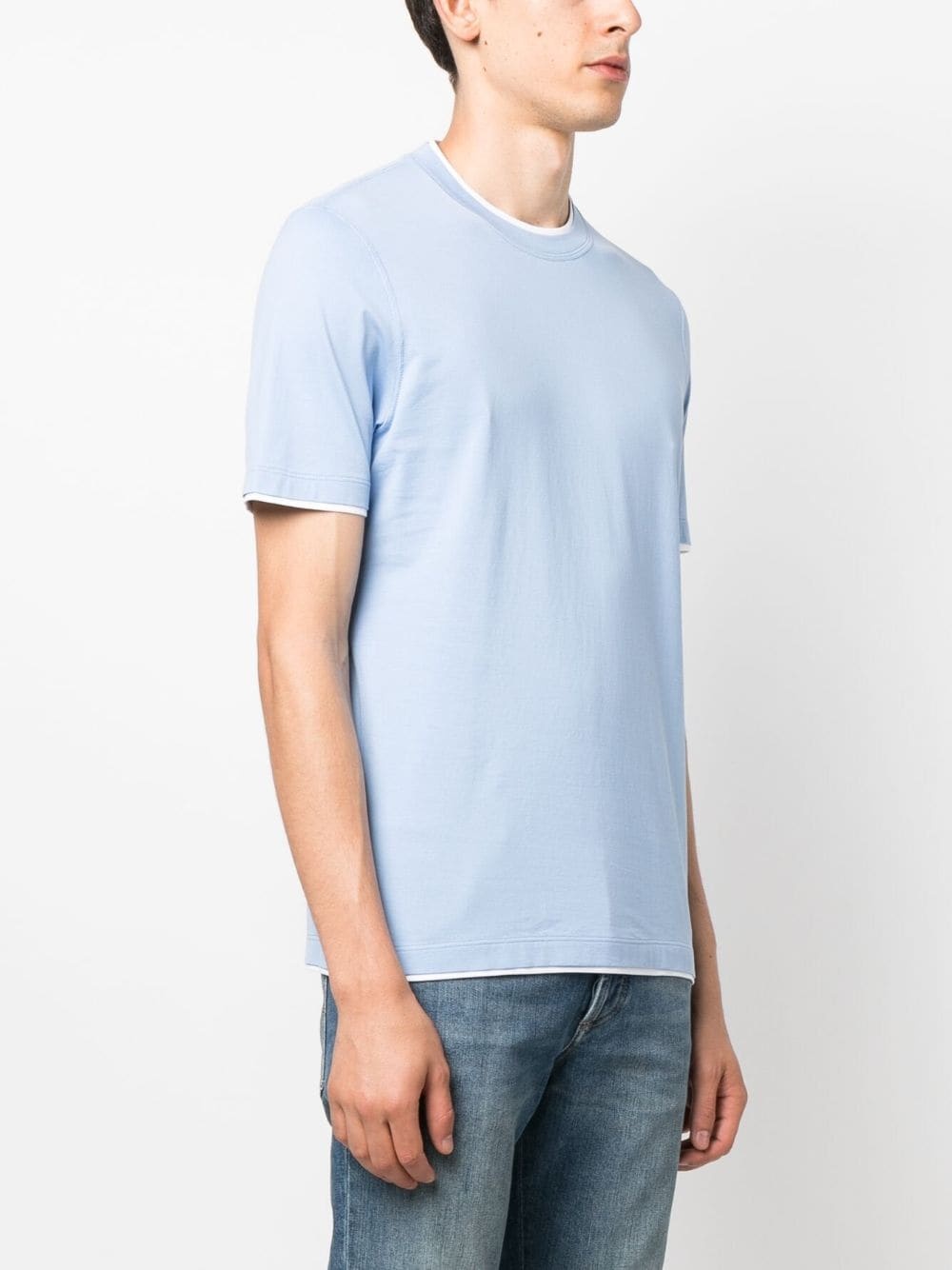 crew-neck cotton T-shirt - 3