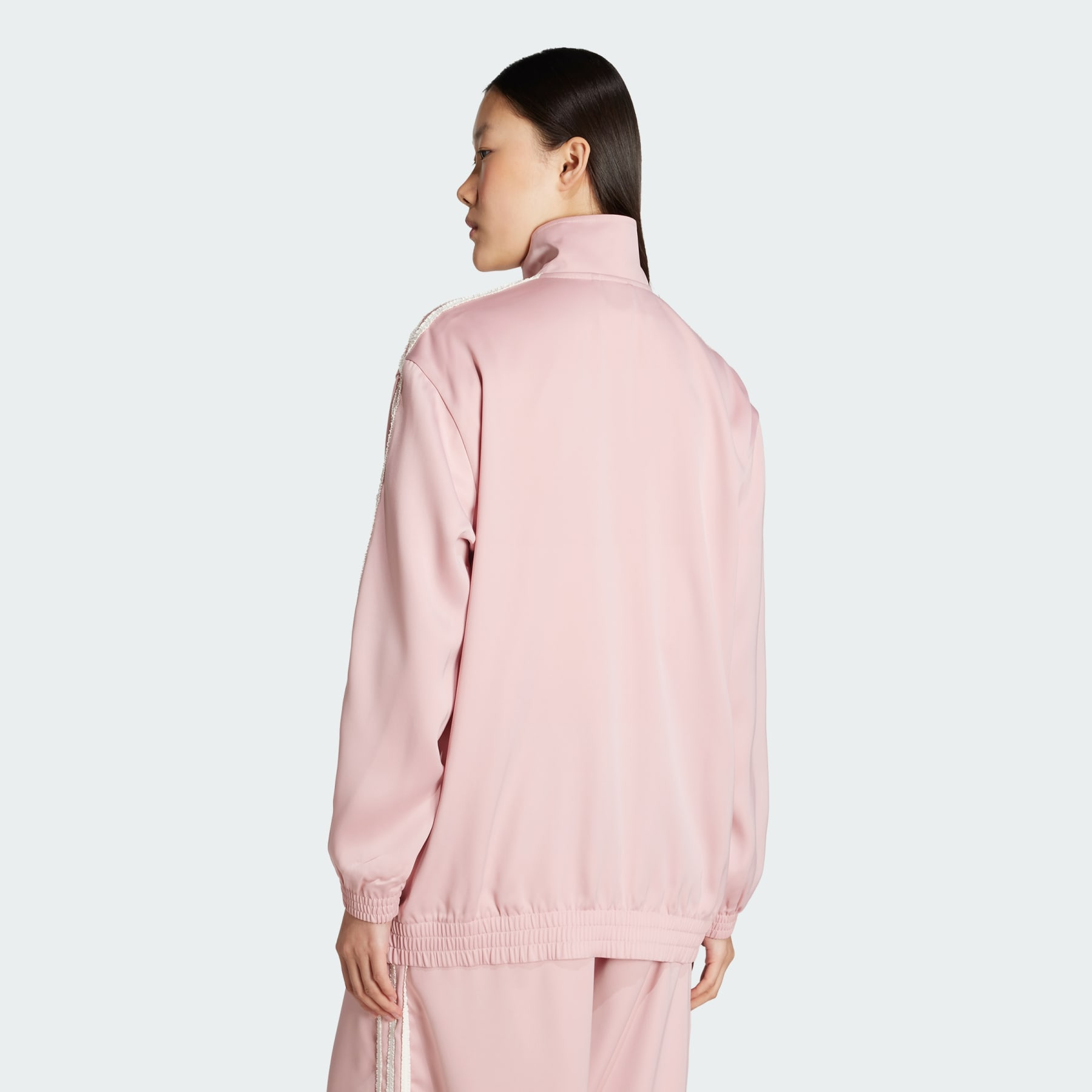 adidas Originals Satin Ruffle 3-Stripes Firebird Track Jacket - 3
