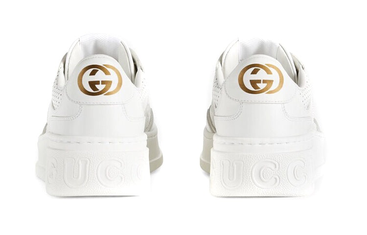 (WMNS) Gucci GG Embossed Sneaker 'White' 670408-1XL10-9014 - 4