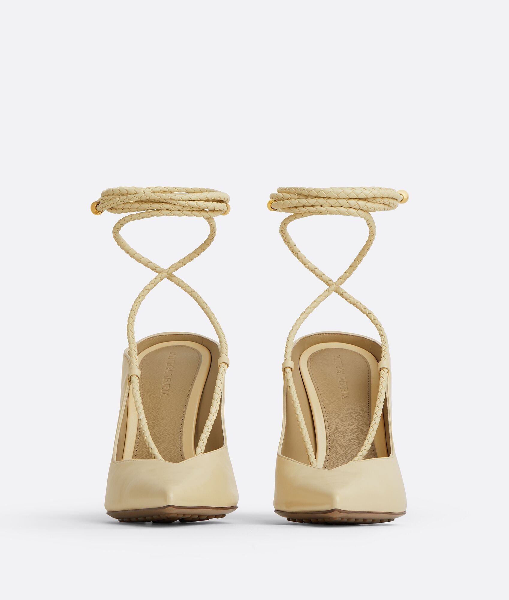 Bottega Veneta スプリッツ ストラップ パンプス NWT Bottega Veneta Nappa Leather Ankle Strap Spritz Pump