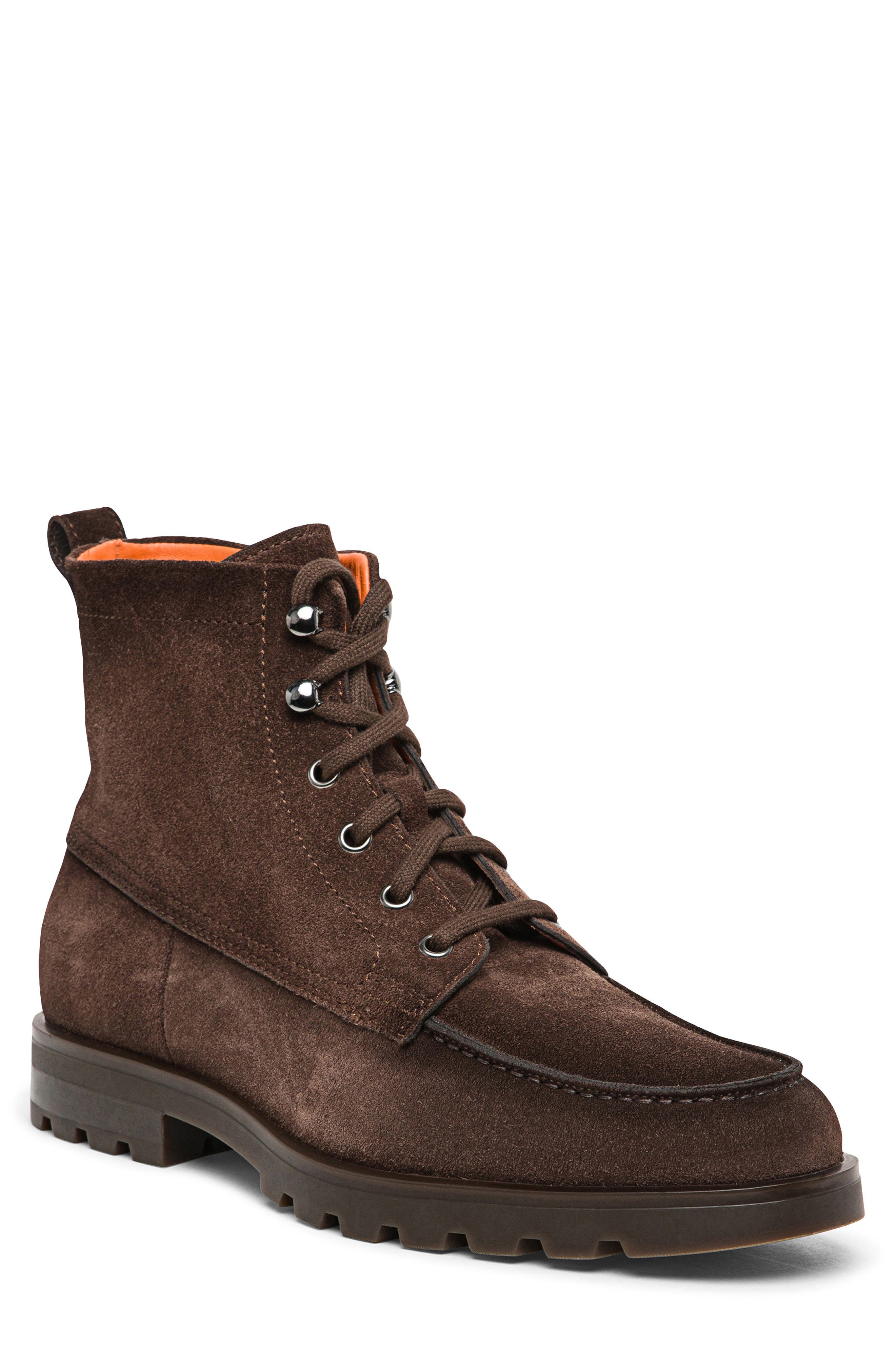 Santoni Flair Boot in Dark Brown at Nordstrom - 1
