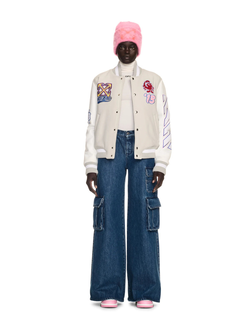 Off-White Wo Characters Varsity outlook