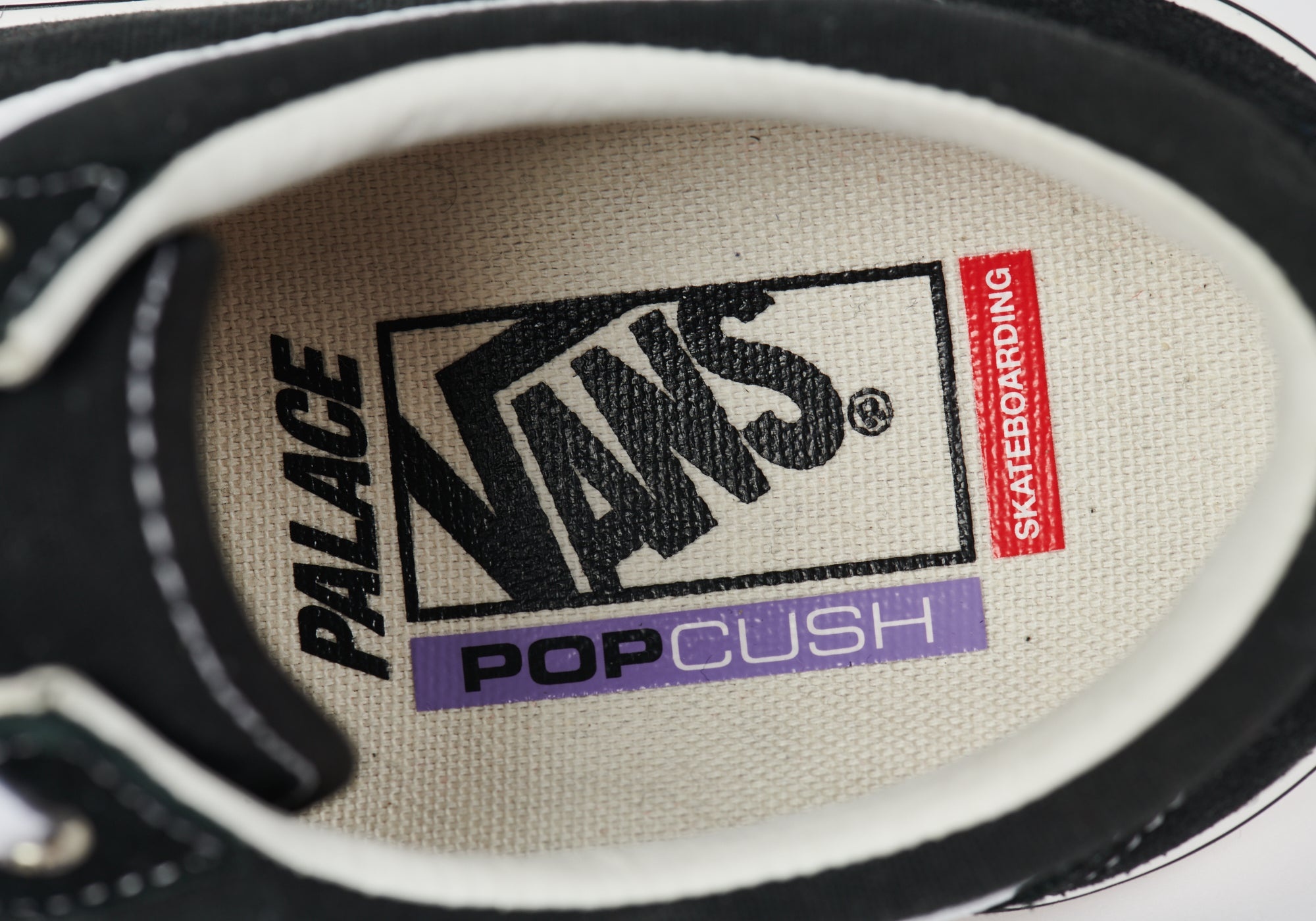 PALACE VANS SKATE OLD SKOOL BLACK / WHITE - 8