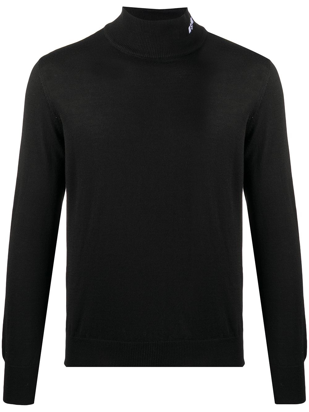 logo rollneck jumper - 1