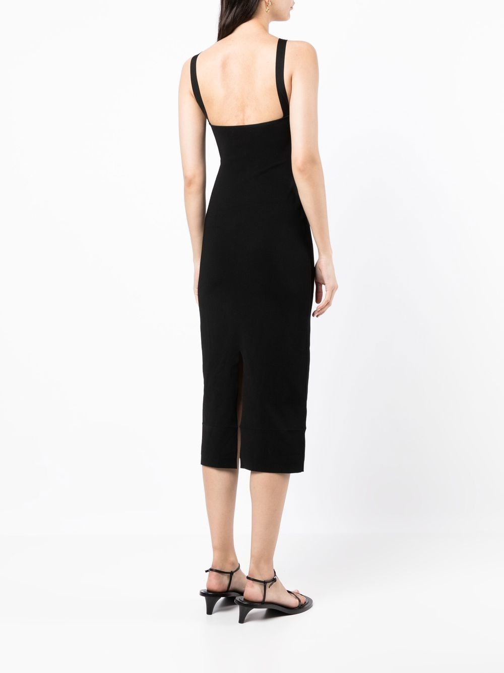 Venus halterneck midi dress - 4