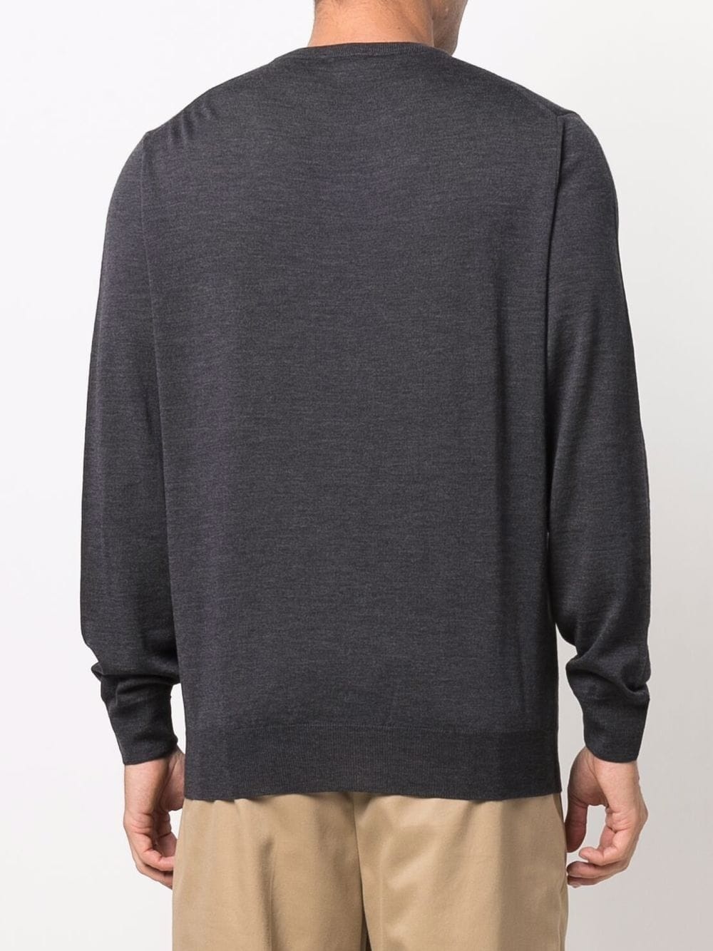 crew neck merino sweatshirt - 4