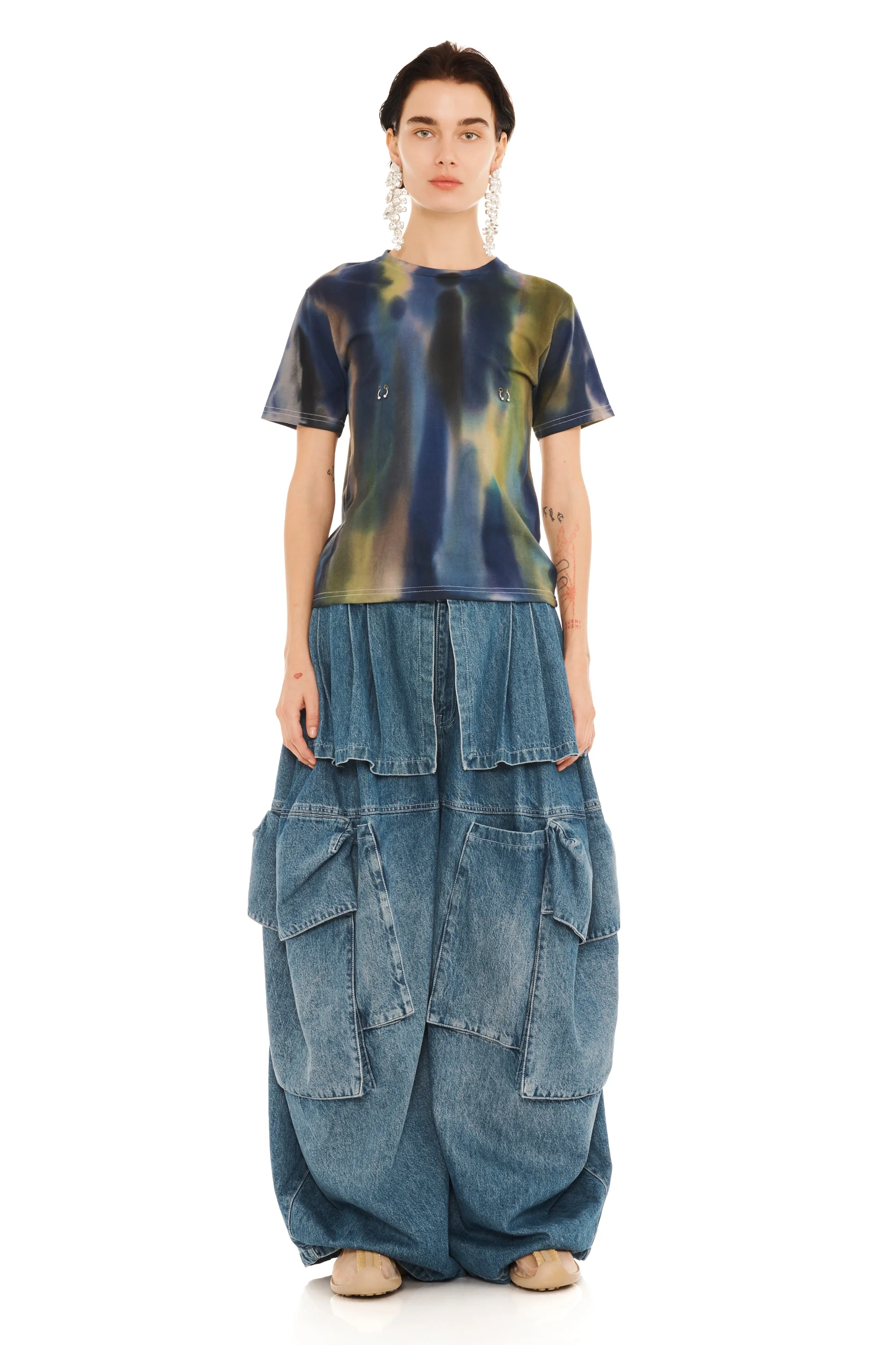 AURORA PIERCED TEE - 1