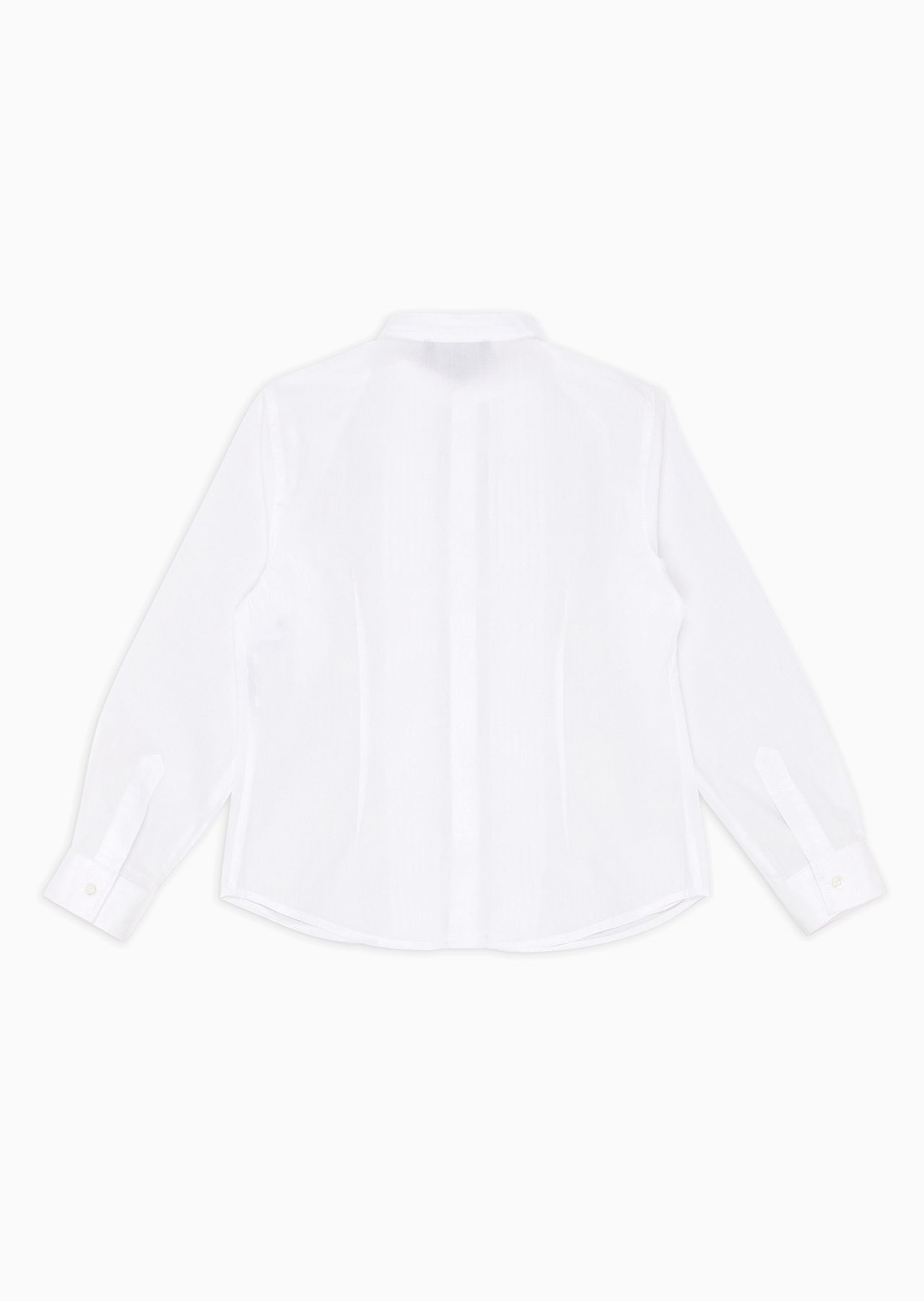Cotton shirt with eagle embroidery - 3