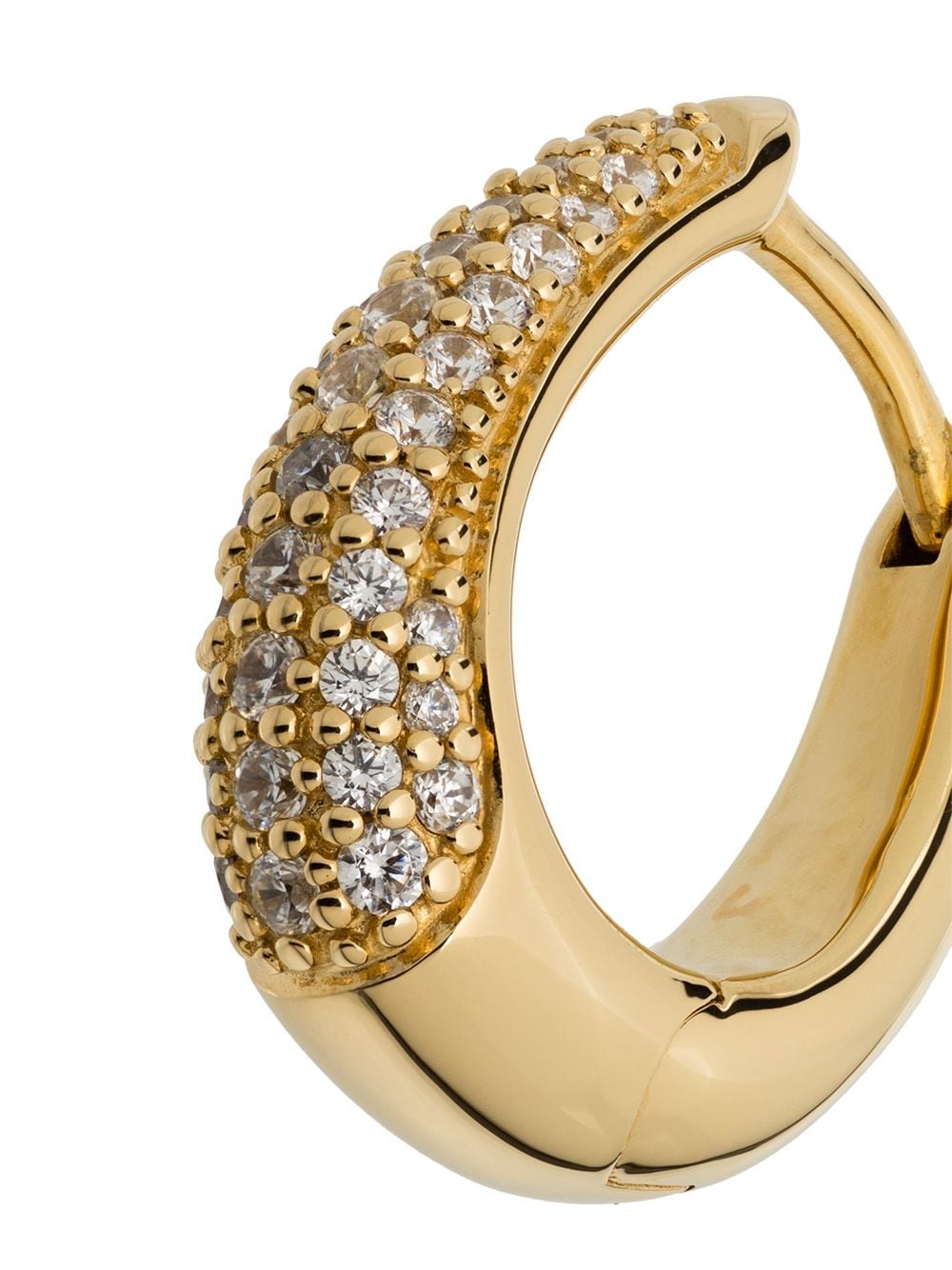 Liz pavÃ© hoop earrings - 4
