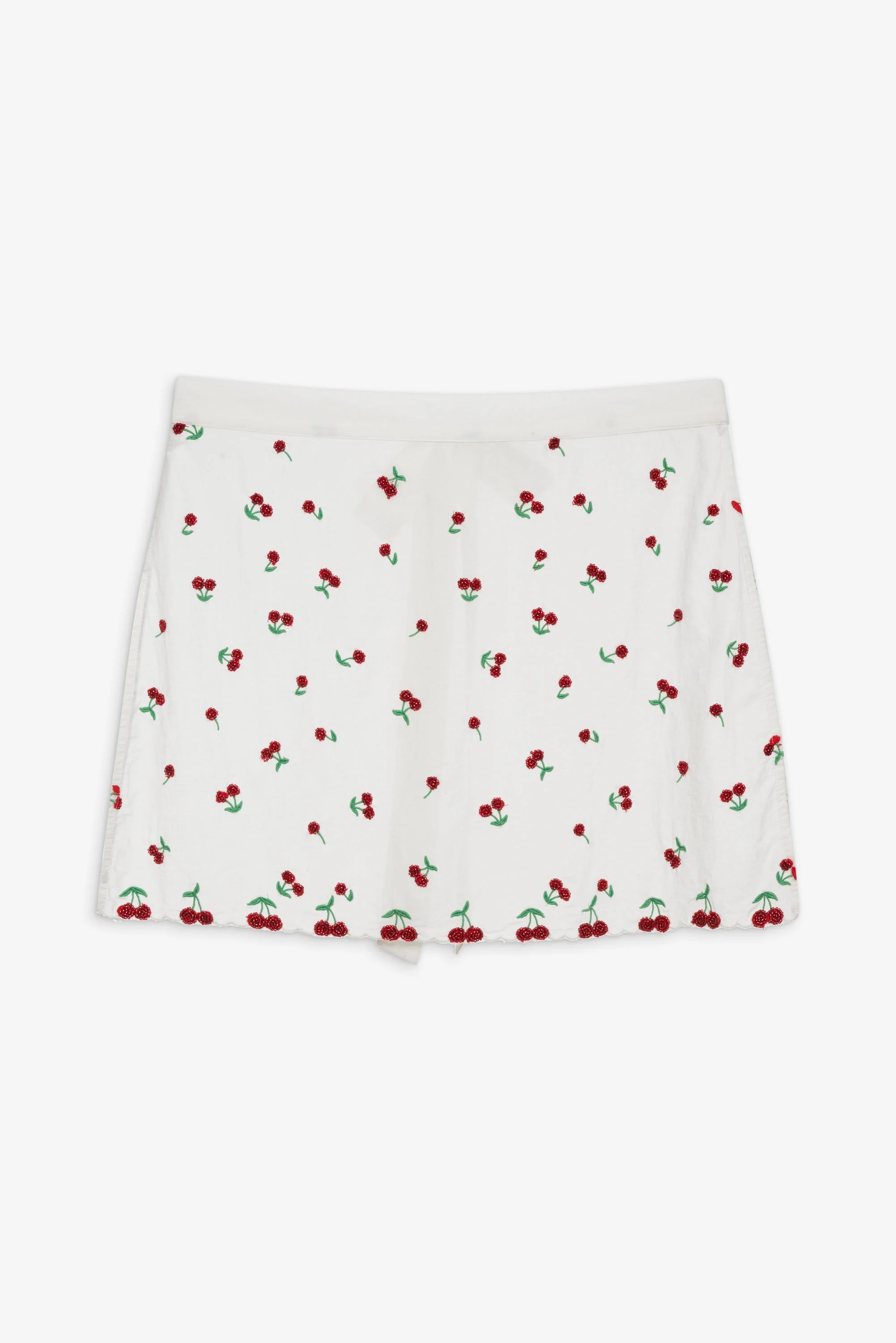 Beaded Cherries Apron - 1