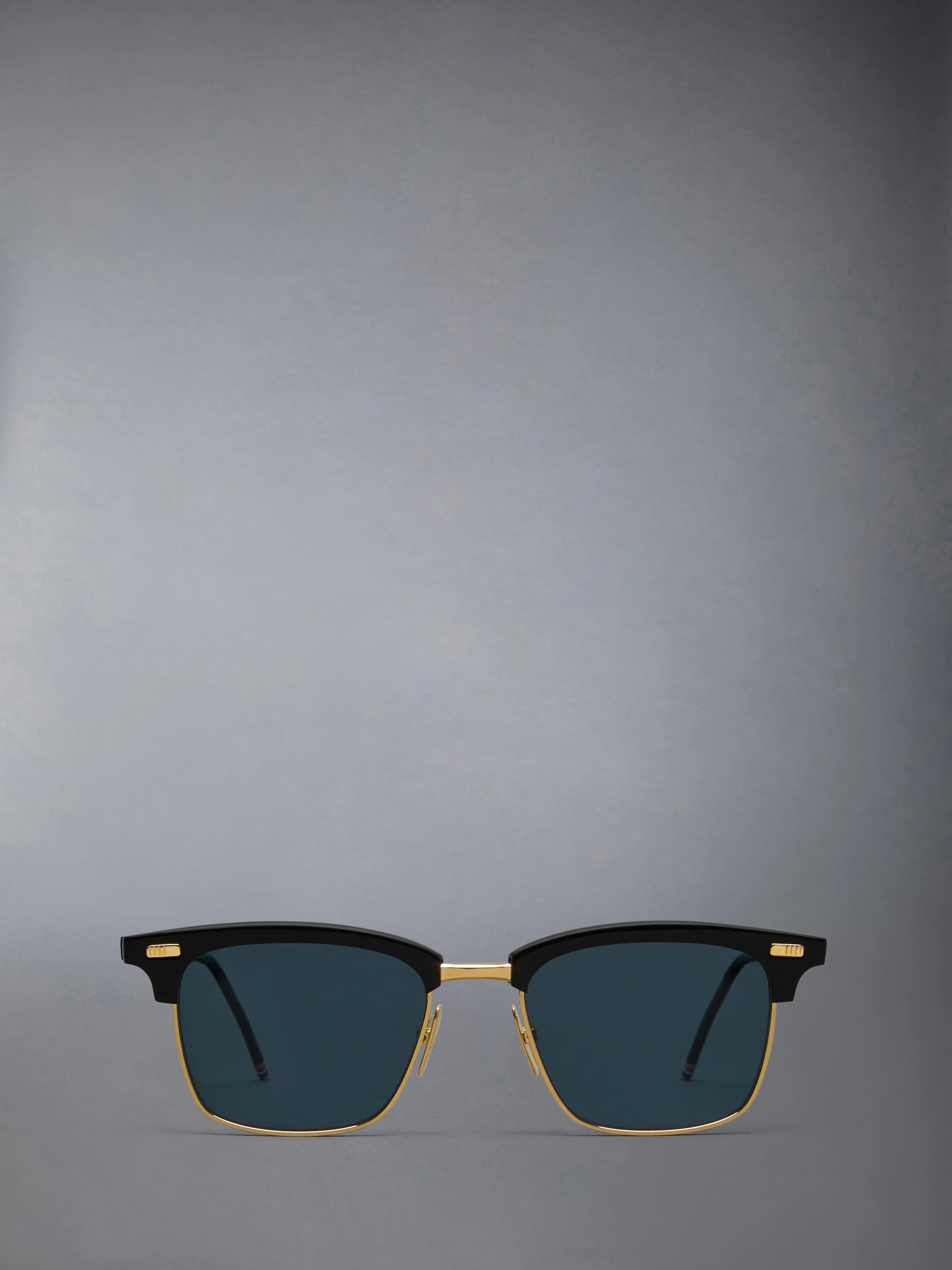 ACETATE AND TITANIUM RECTANGULAR SUNGLASSES - 1