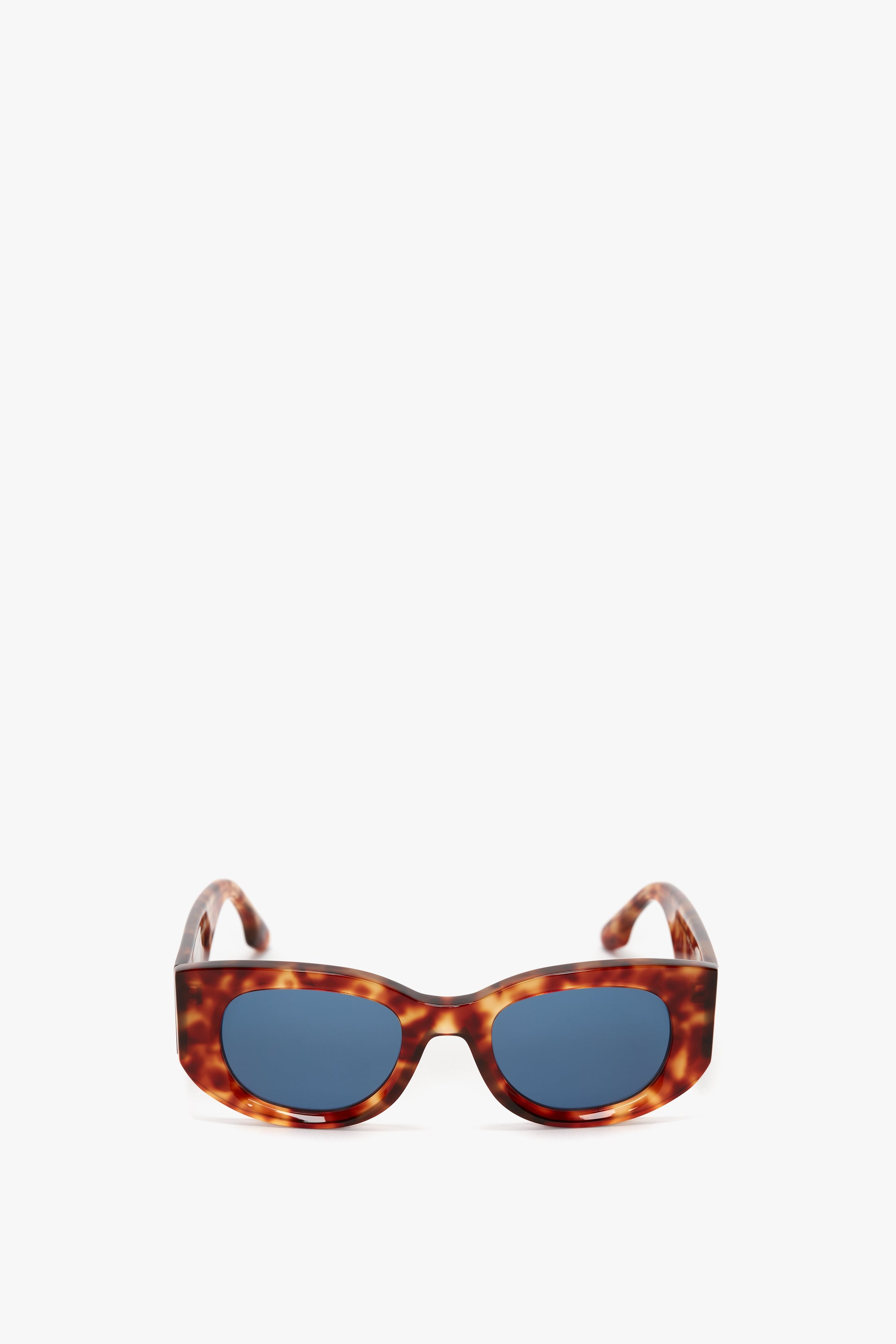 Monogram Detail Sunglasses In Blonde Havana - 1
