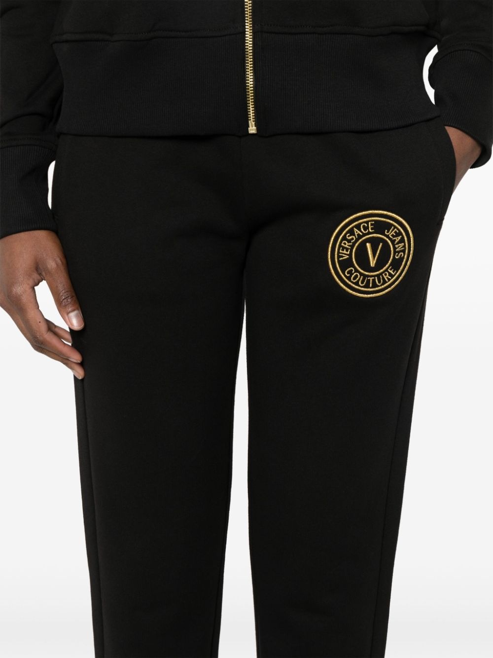 embroidered-logo track pants - 5