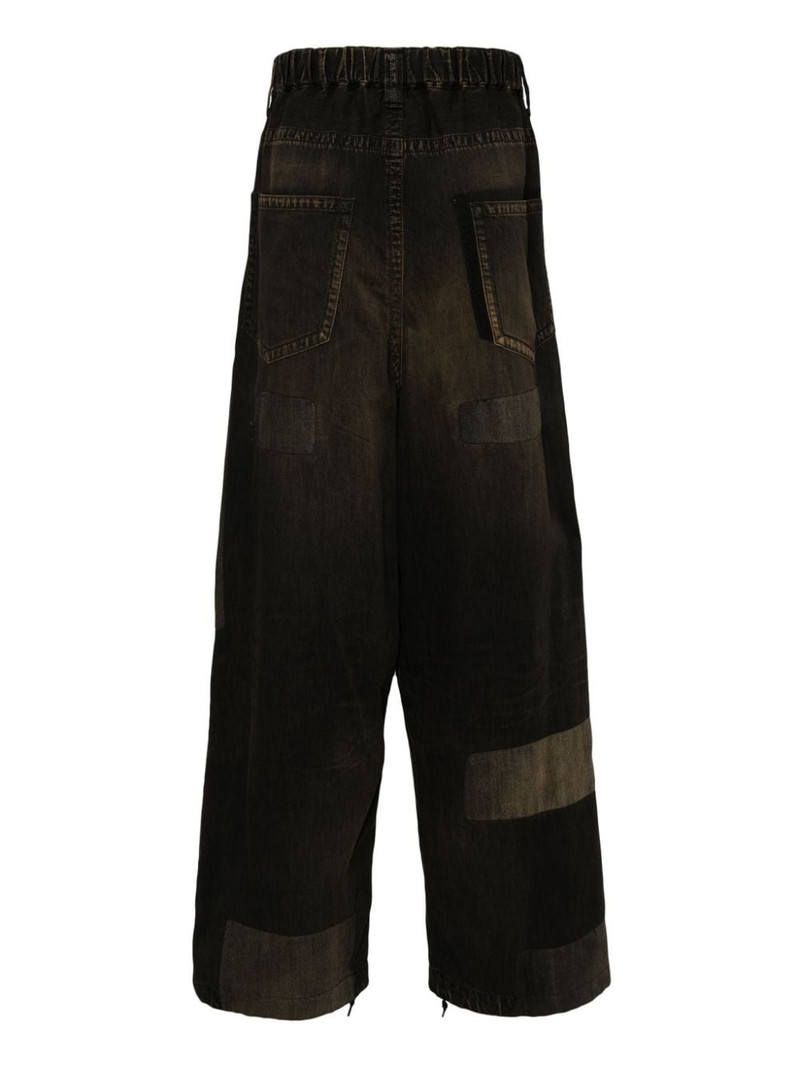 Maison MIHARAYASUHIRO patchwork jeans outlook