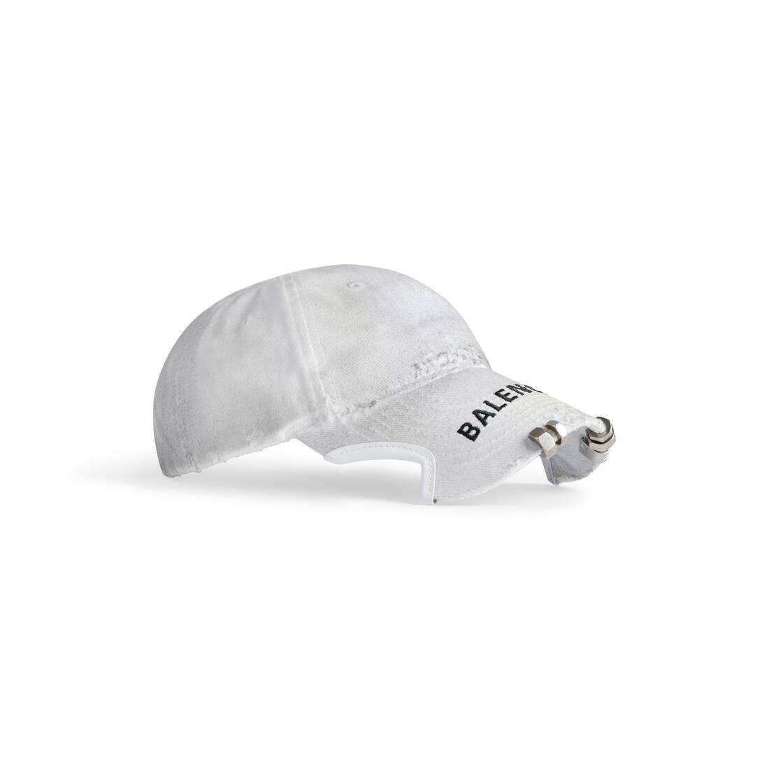 Balenciaga Cap in White/black - 2