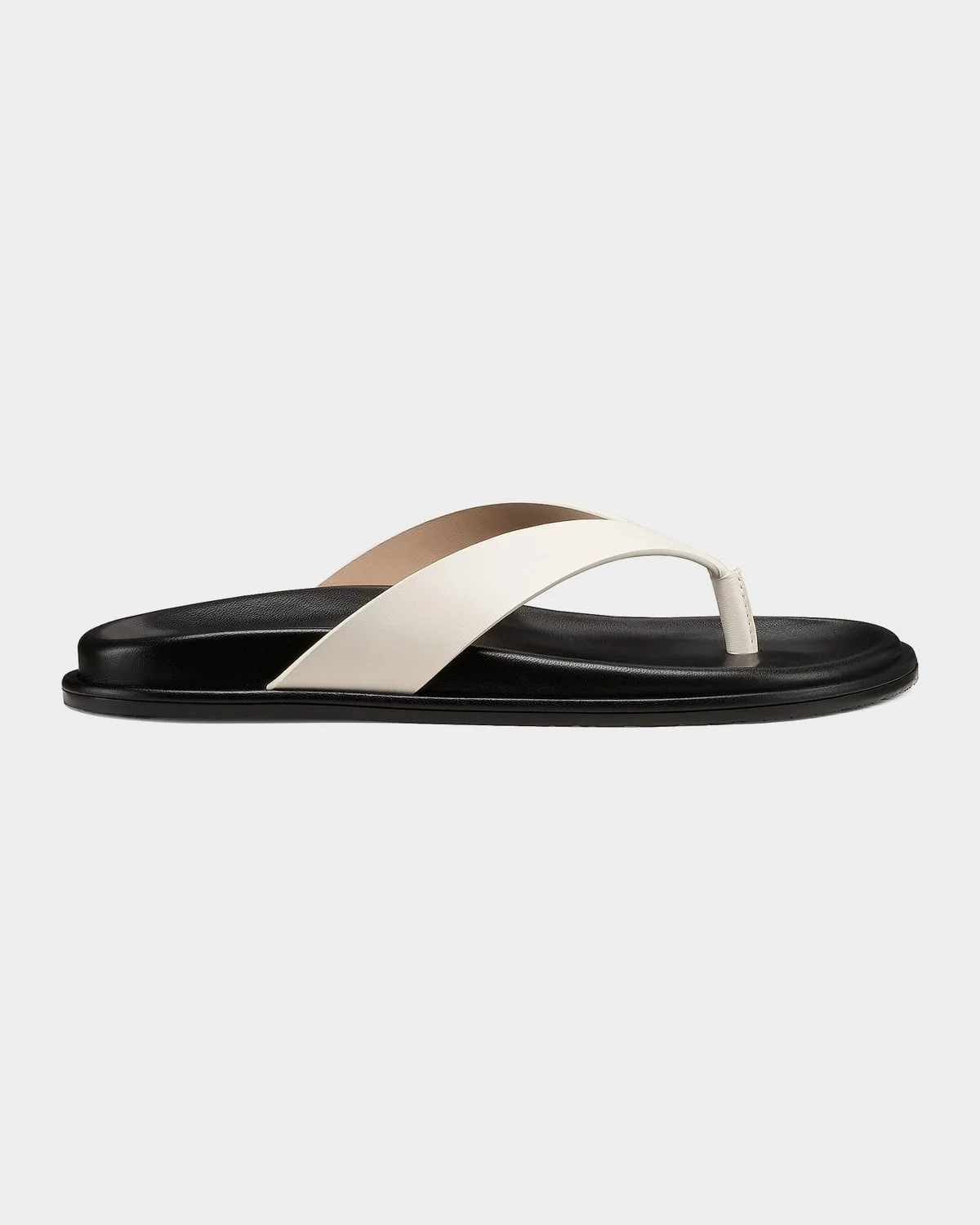 Mary Kate Leather Thong Sandals - 1