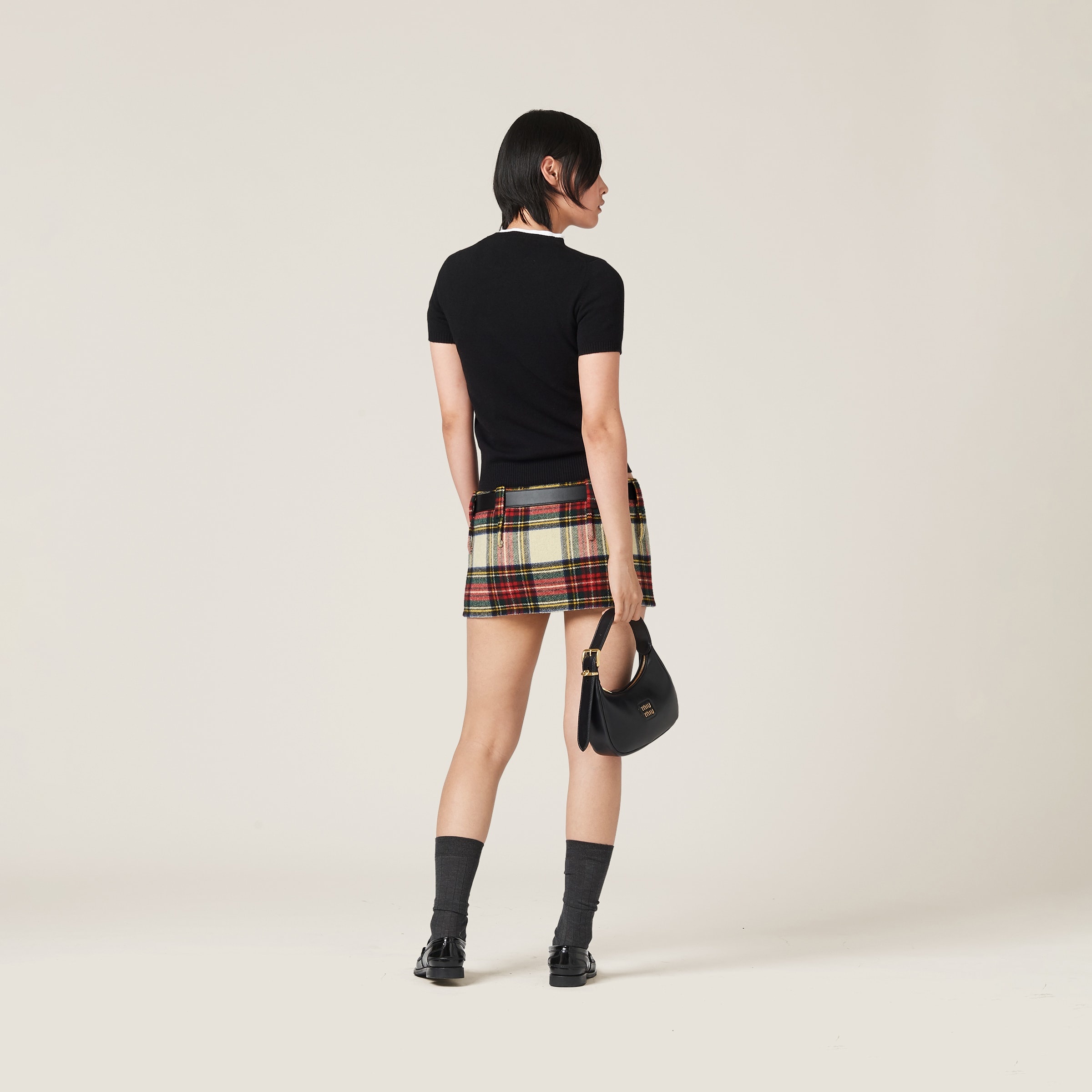 Plaid miniskirt - 3