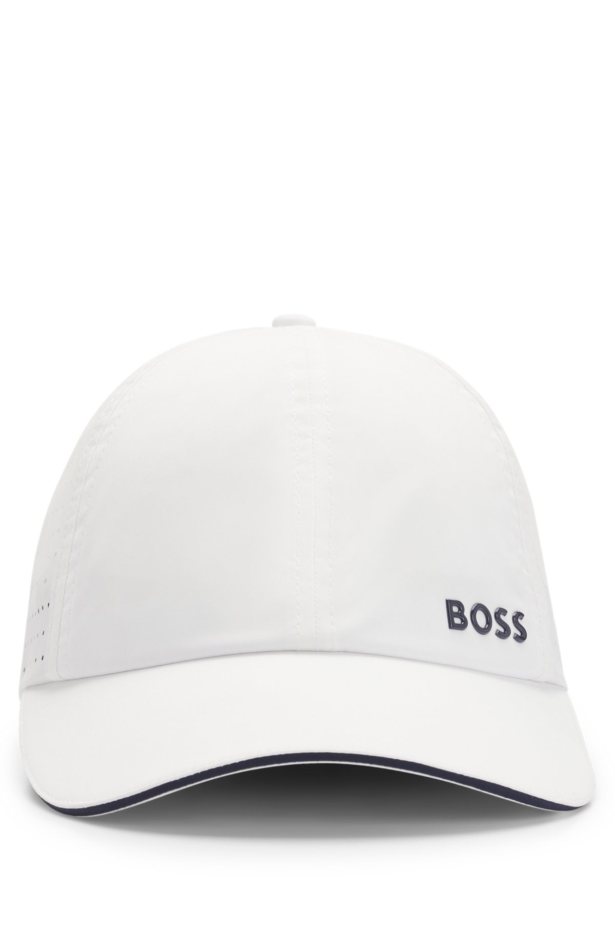 TAFFETA CAP WITH LASER-CUT DOT PATTERN - 2