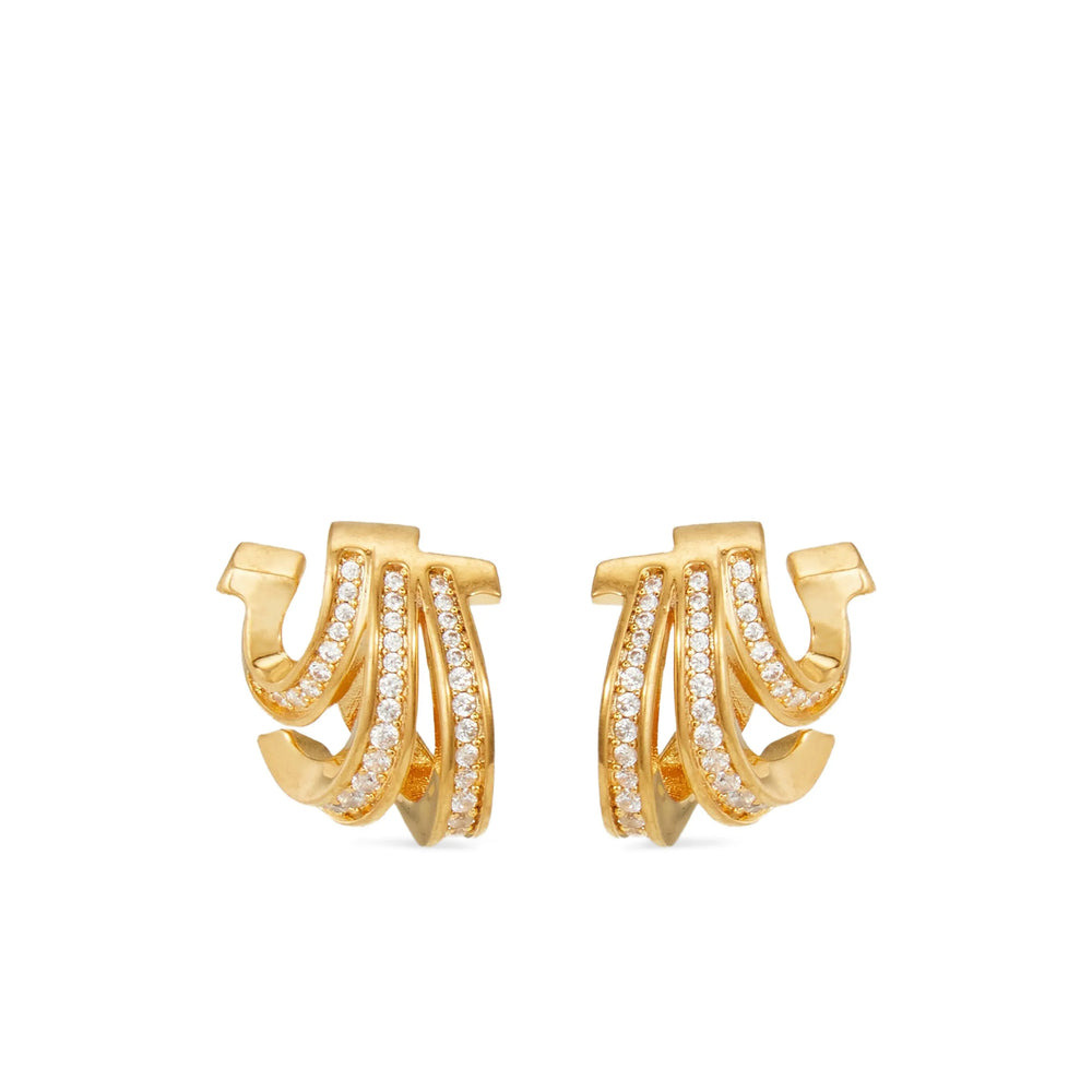 Ferragamo Gold Earrings Women - 1