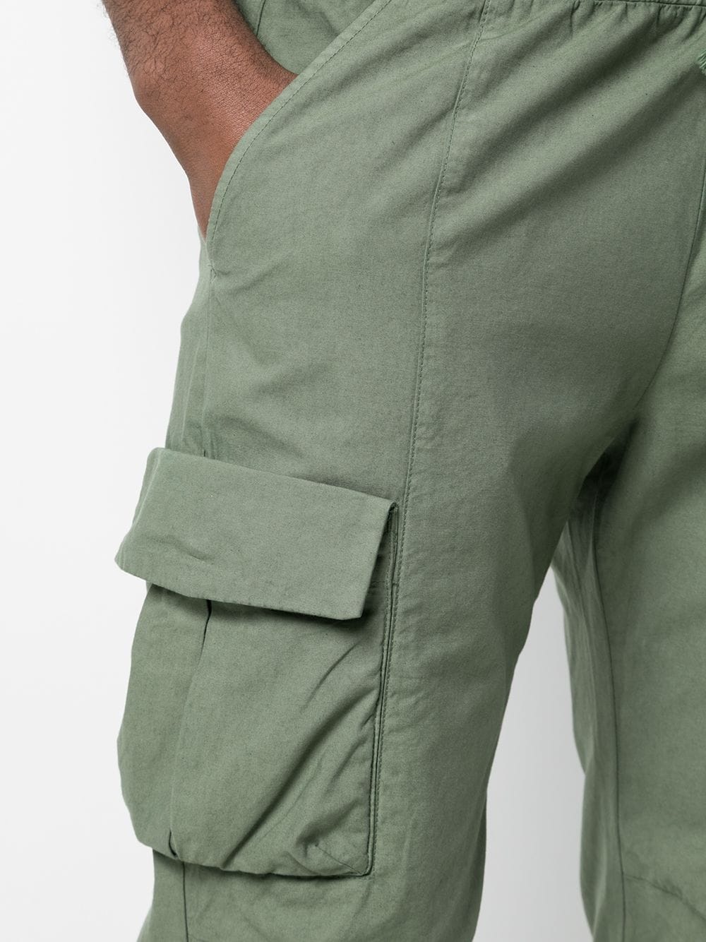 sateen cargo pants - 5