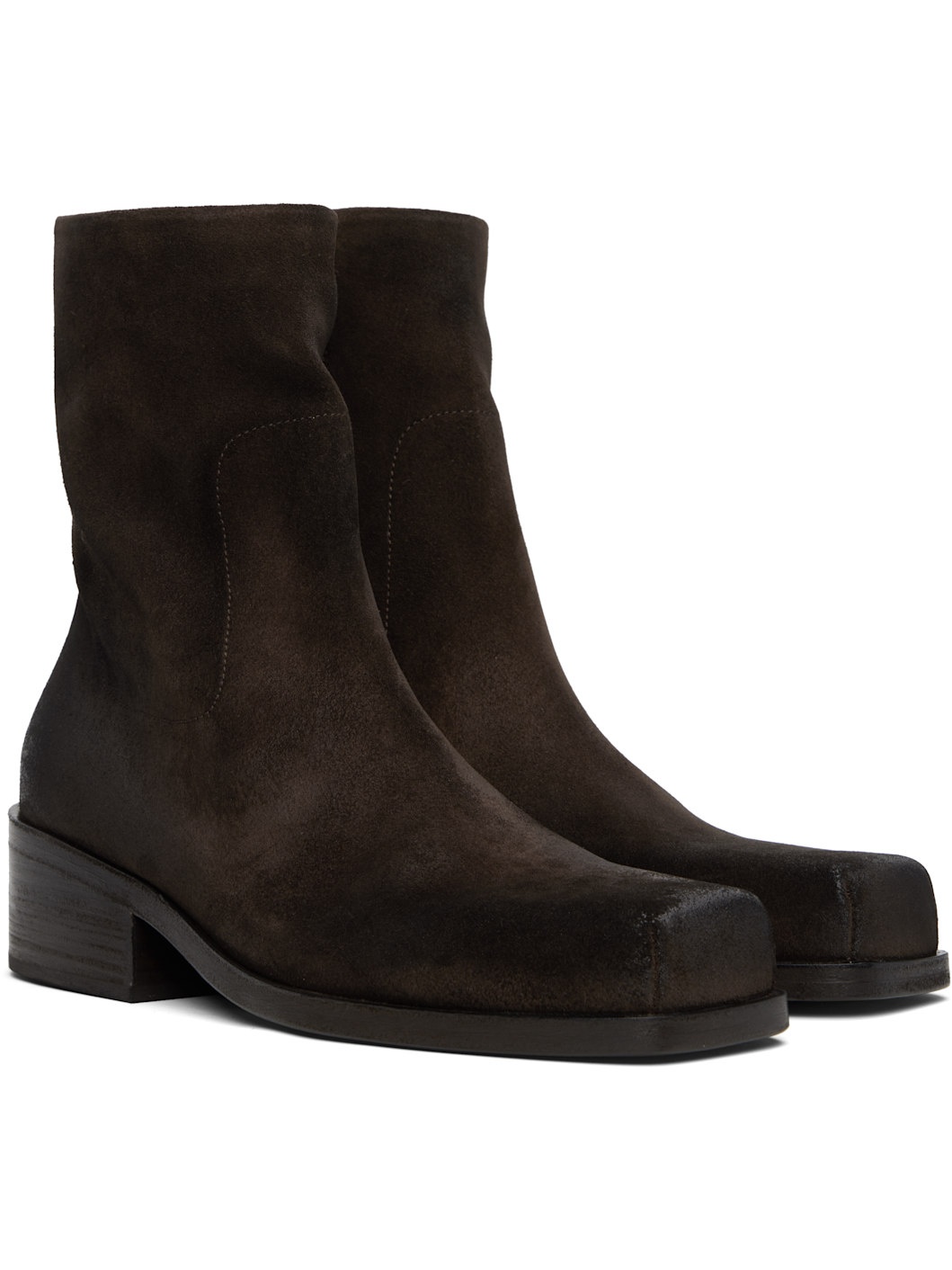 Brown Cassello Ankle Boots - 4