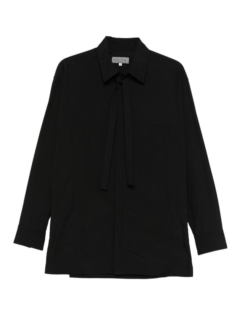 tie-neck pocket shirt 1