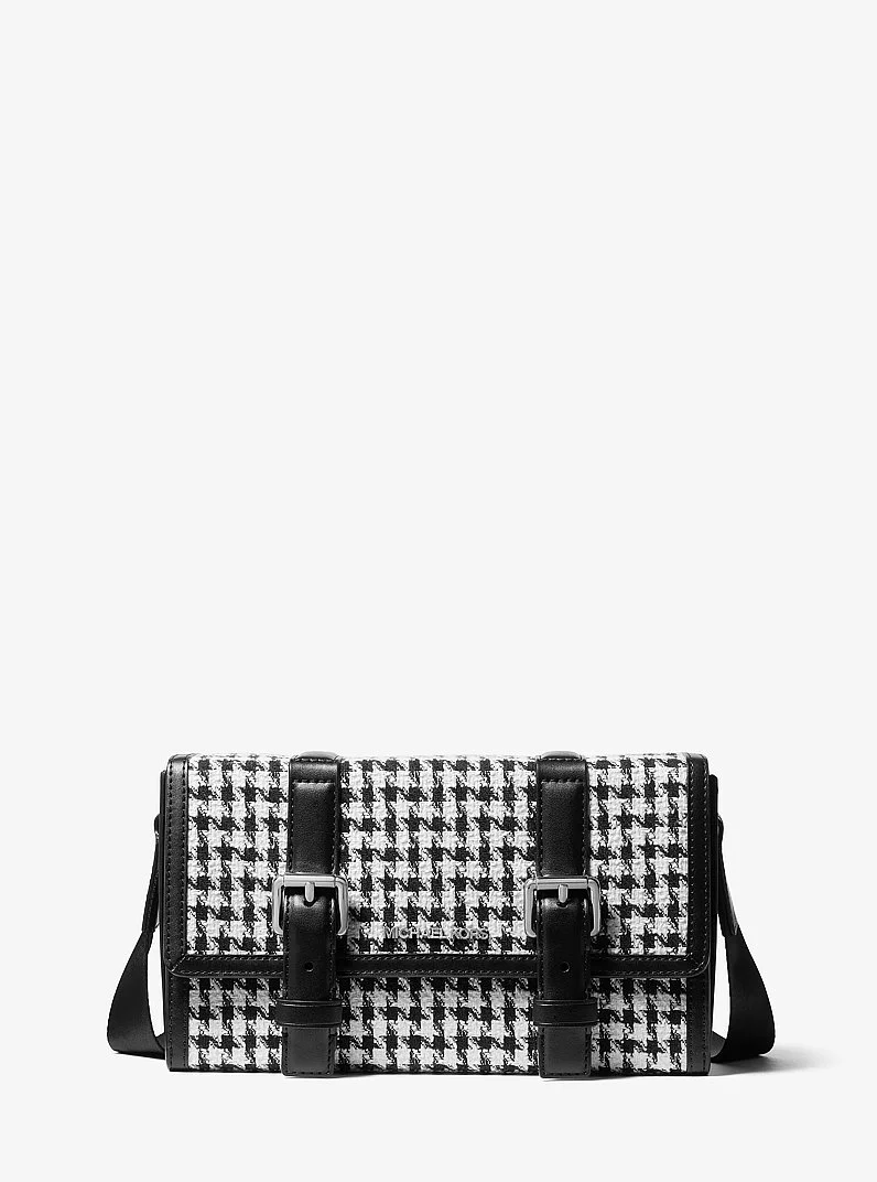 Cooper Houndstooth Trunk Crossbody Bag - 1