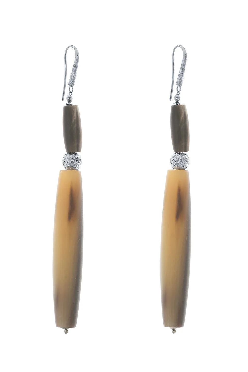 Horn Drop Earrings - 1