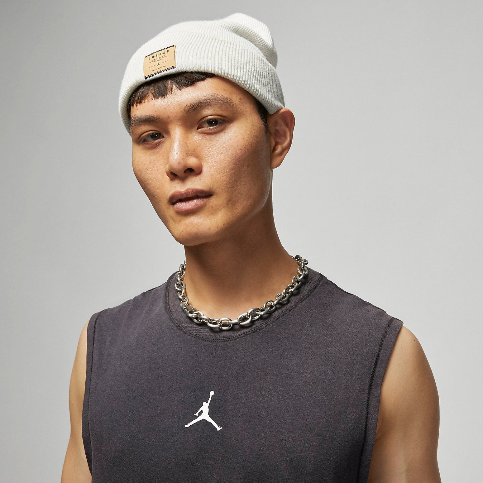 Air Jordan Dri-FIT Sport Sleeveless Top 'Black White' DM1827-010 - 3