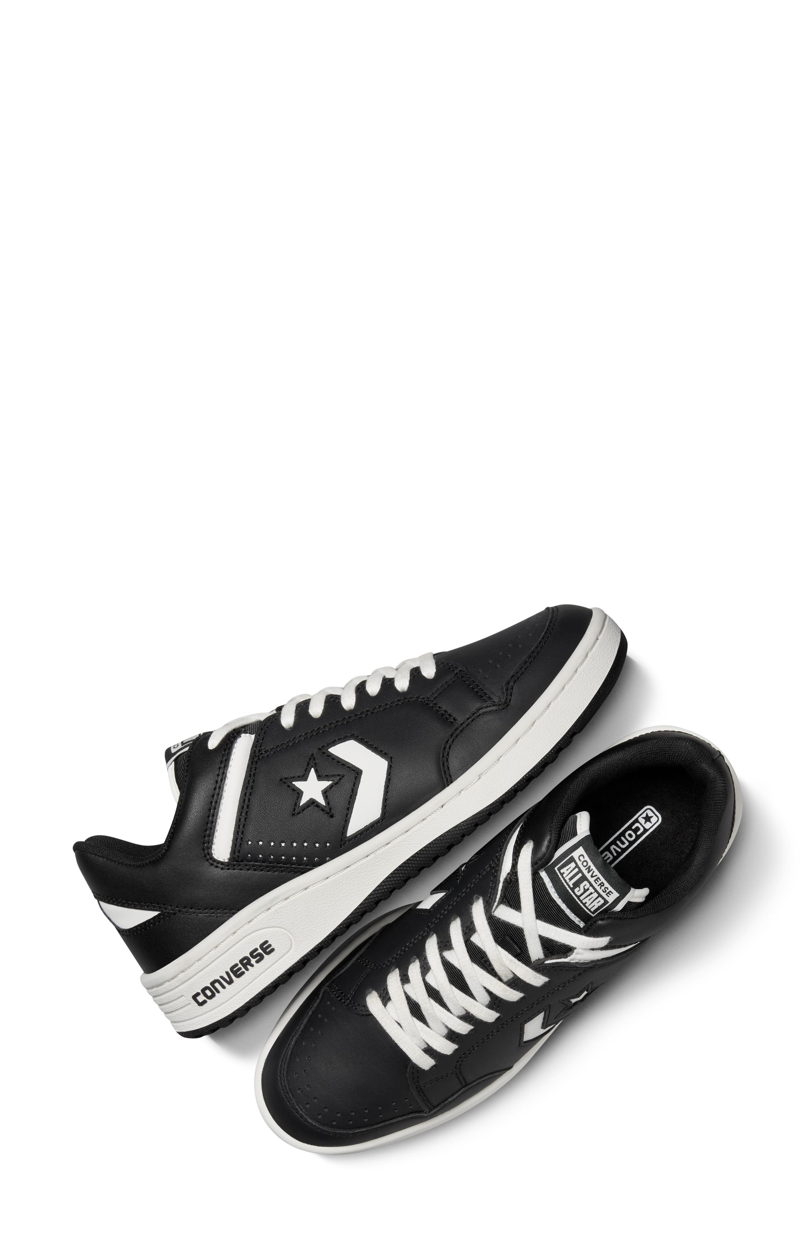 Converse Weapon Oxford Sneaker in Black/Black/White at Nordstrom - 7
