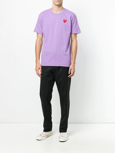 Comme des Garçons PLAY short sleeve logo T-shirt outlook