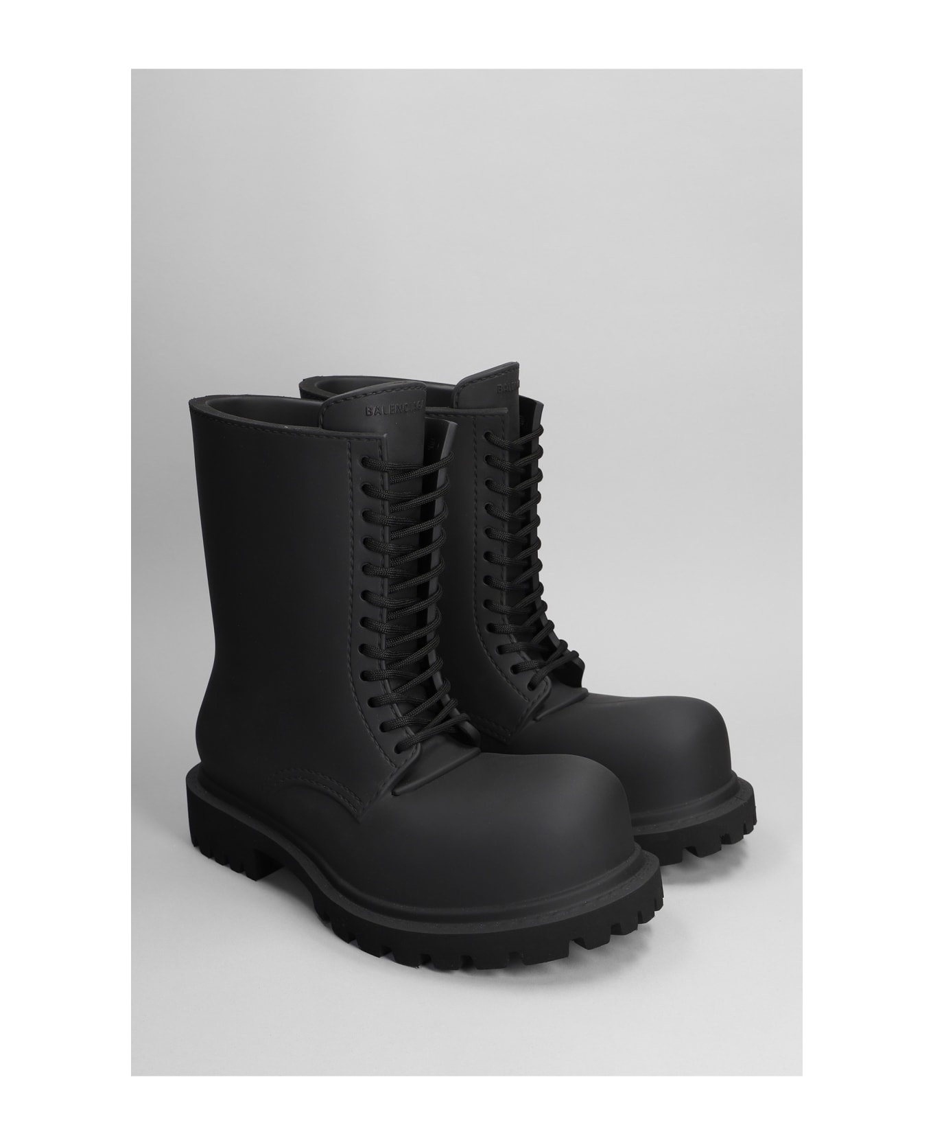 Steroid Boot Combat Boots In Black Eva - 2
