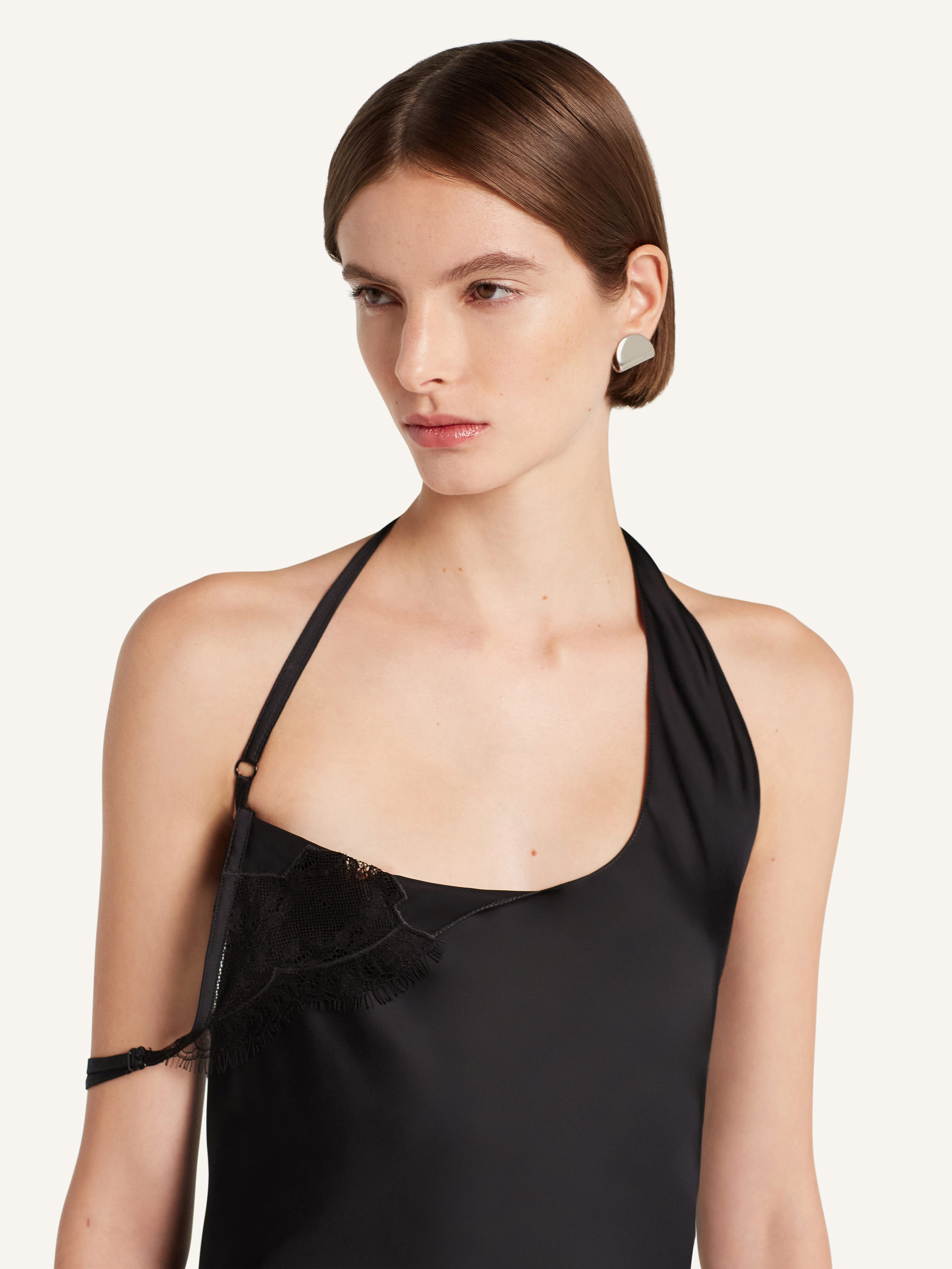 UNDRESSED LACE SATIN DRESS - 5