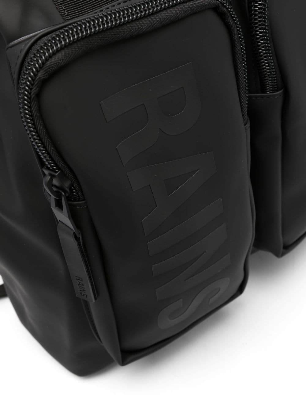 logo-print multi-pocket backpack - 4