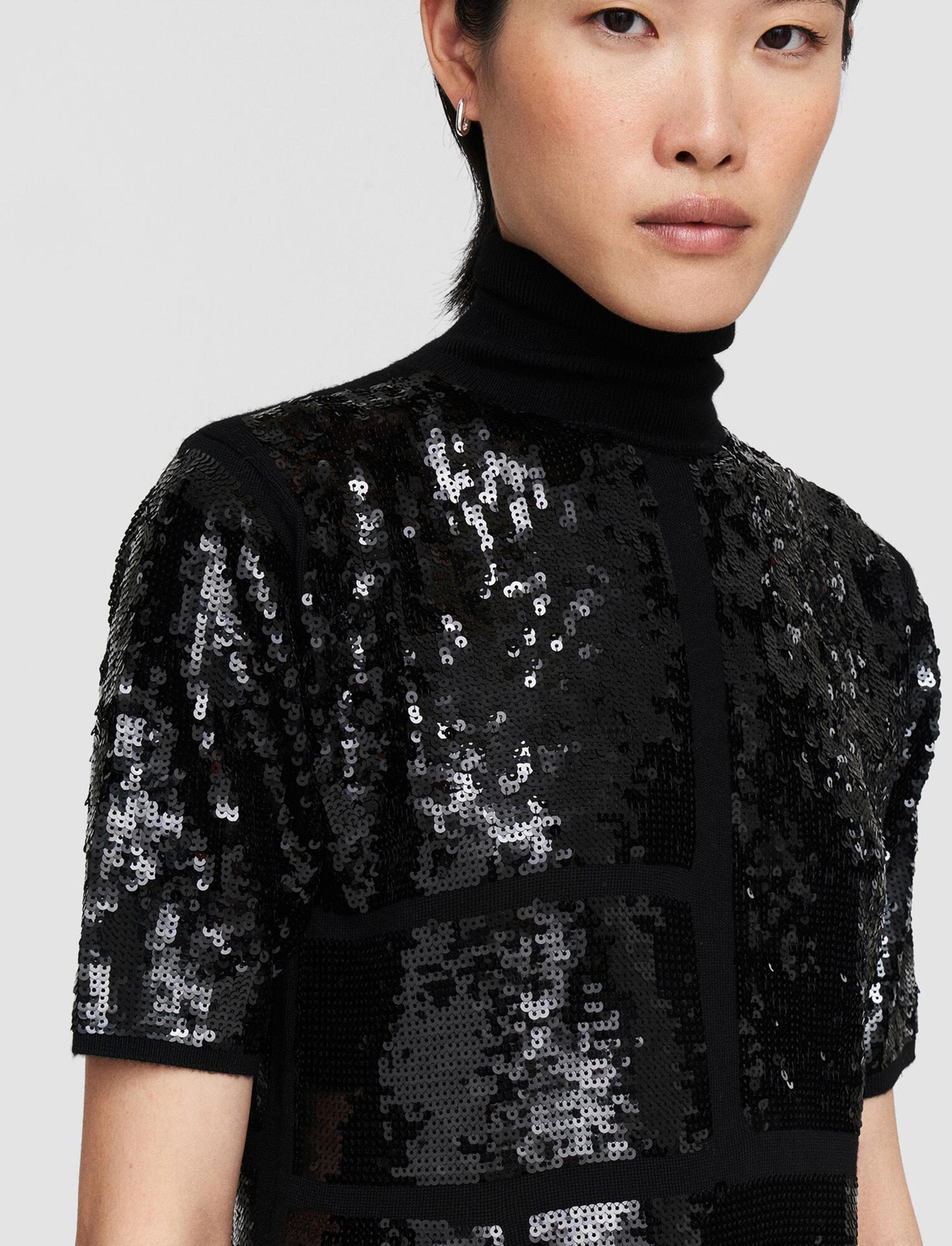 Sequins Knit Dress - 5