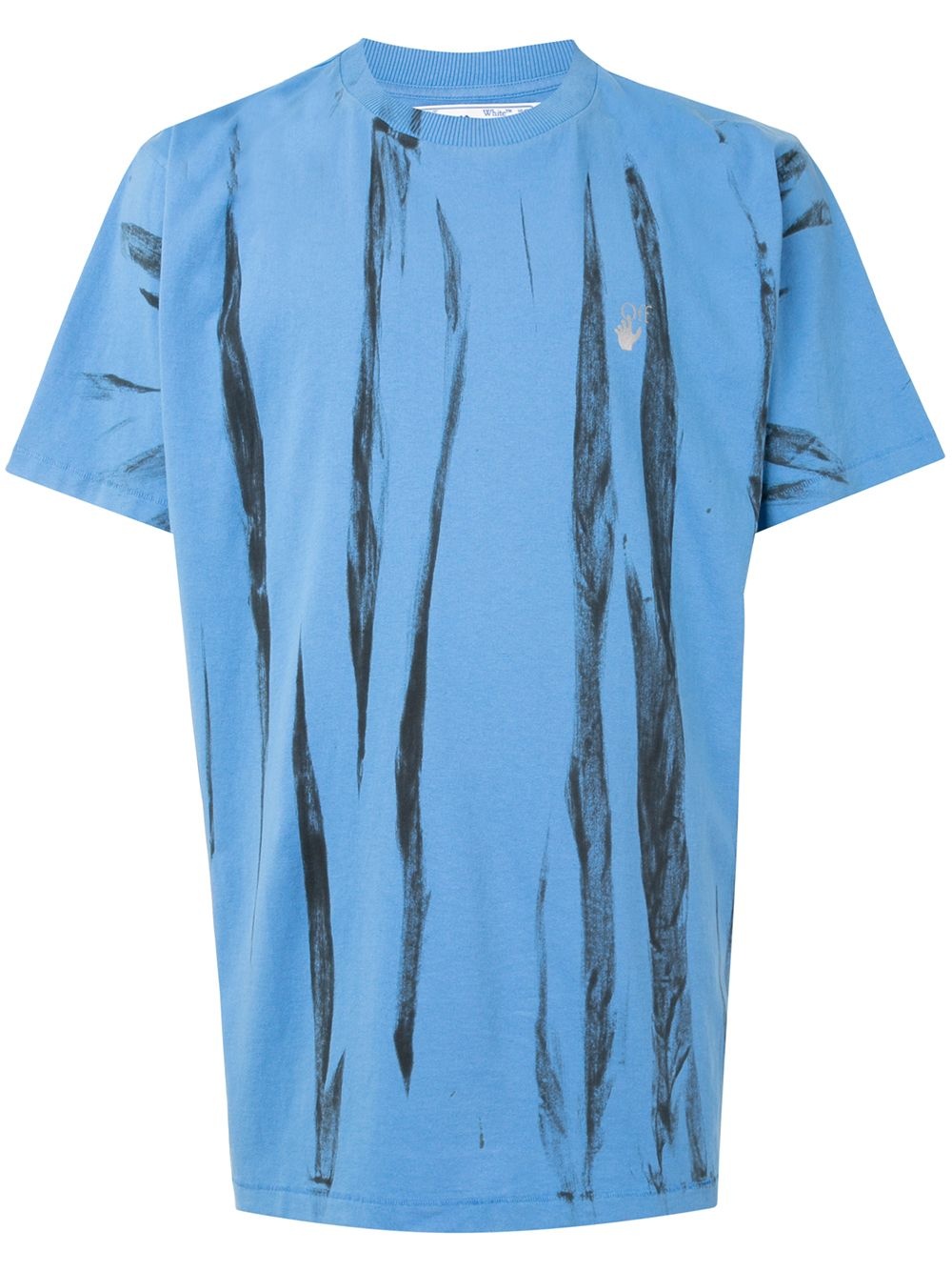 reflective Arrows tie-dye T-shirt - 1