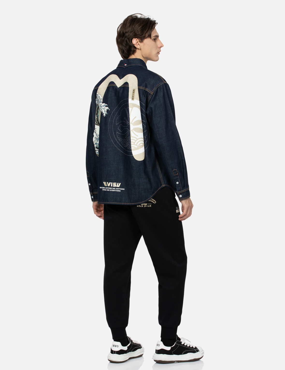 SEAGULL BROCADE APPLIQUÉ REGULAR FIT SWEATPANTS - 3