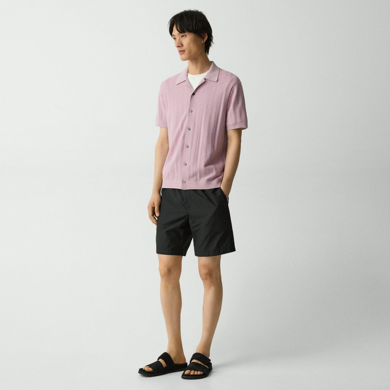 Theory Camp Collar Shirt in Cotton Light Twist outlook
