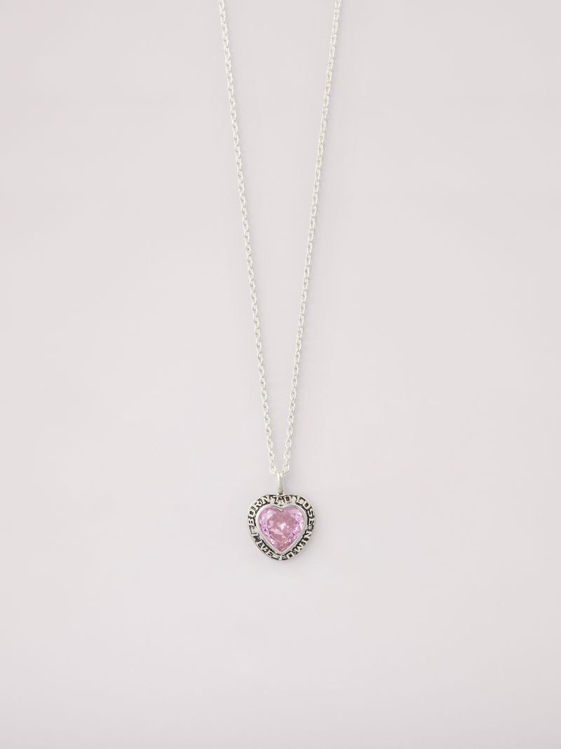 Heart Ring Charm Necklace - 4