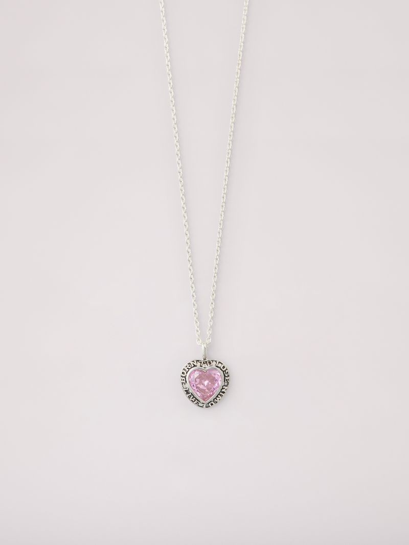 Heart Ring Charm Necklace - 4