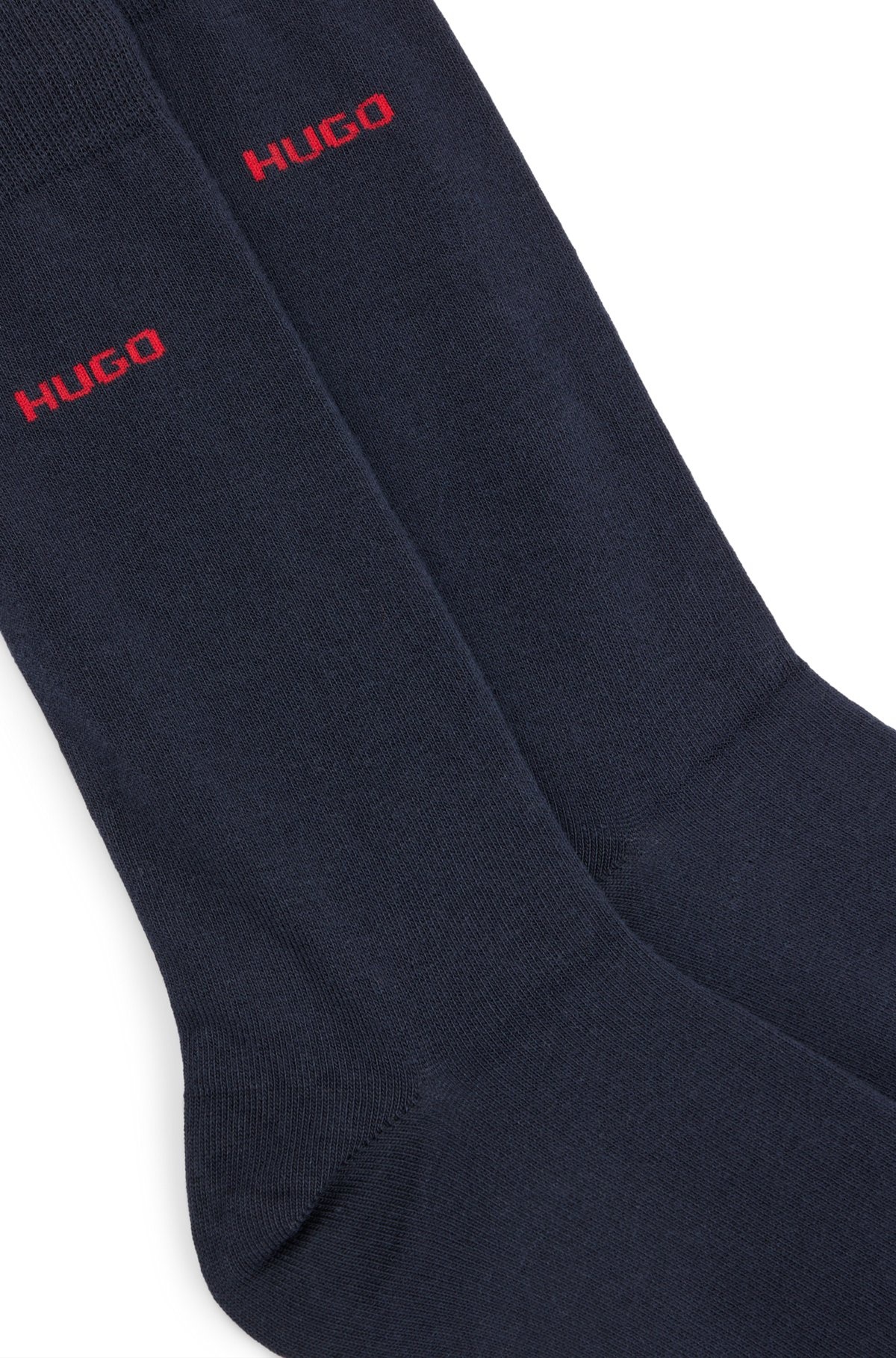 TWO-PACK OF REGULAR-LENGTH SOCKS IN STRETCH FABRIC - 2