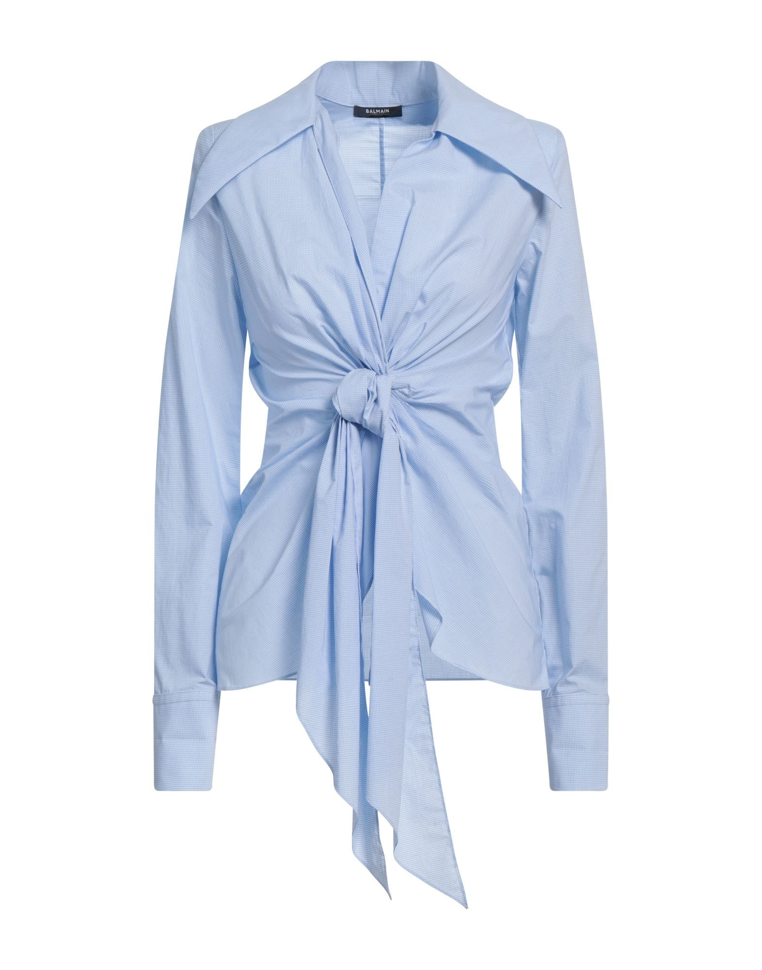 Sky blue Women's Checked Shirt - 1