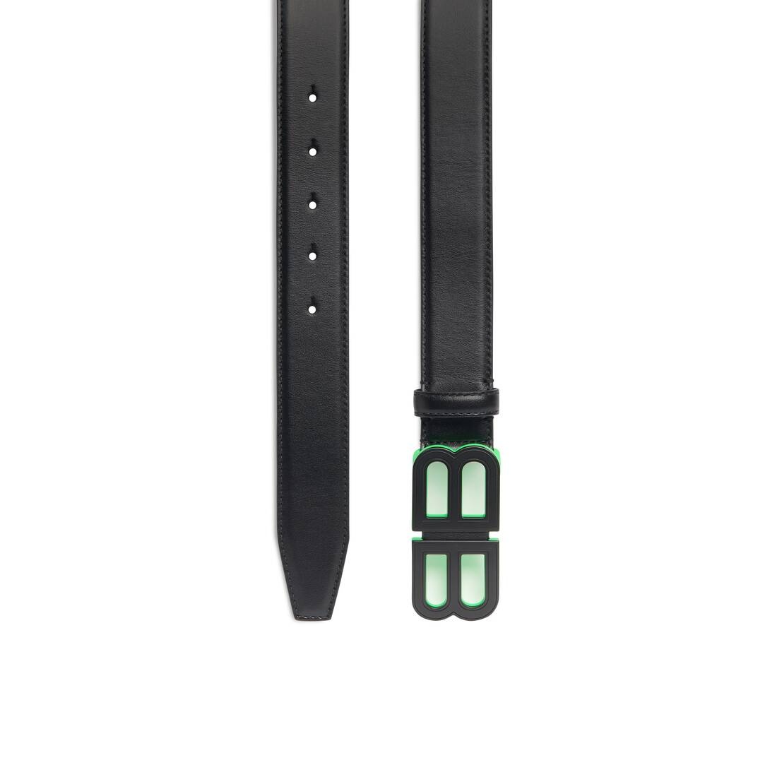 Men's Bb Hourglass Large Belt  in Black - 1