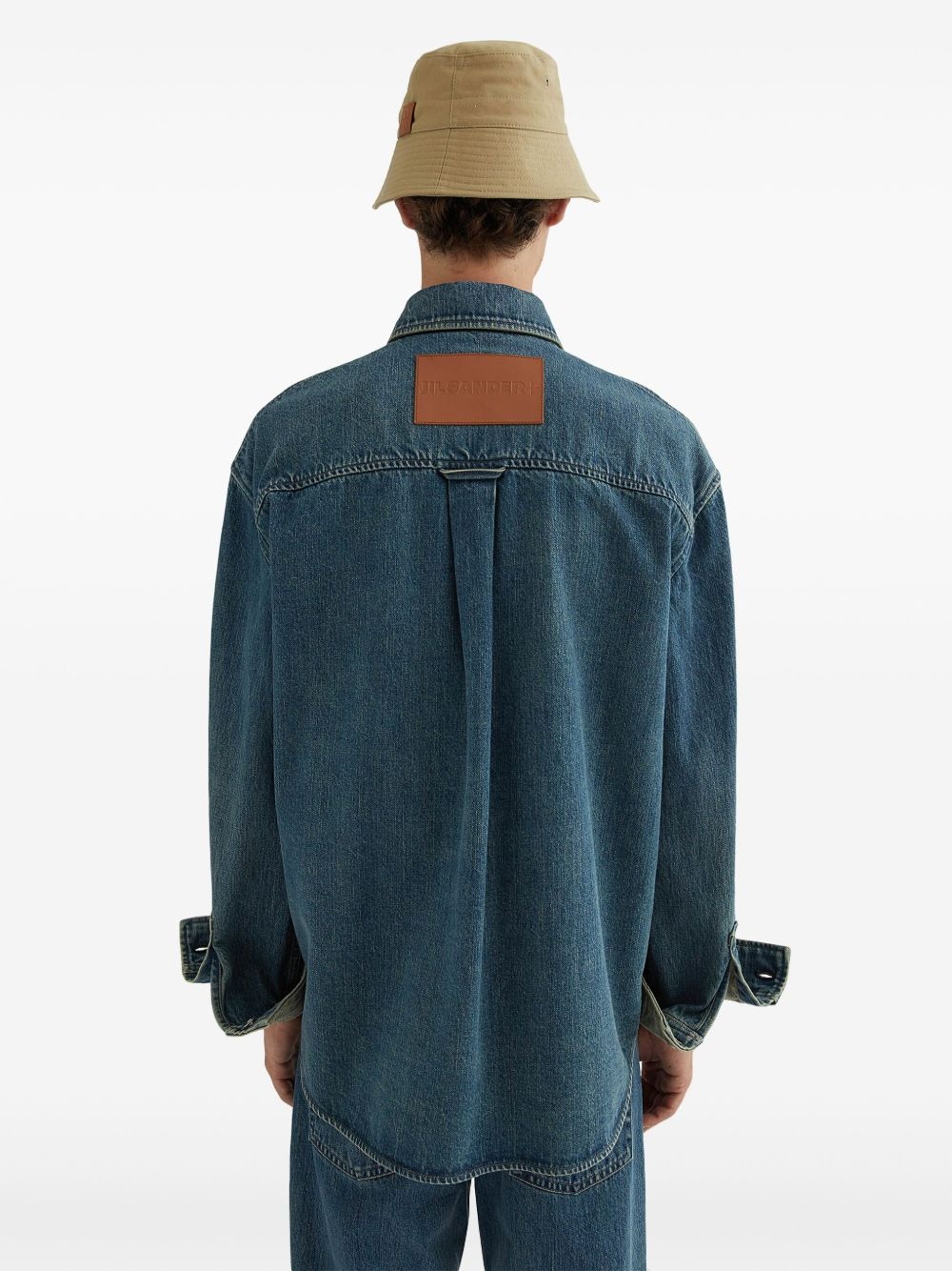 long-sleeve denim shirt - 4