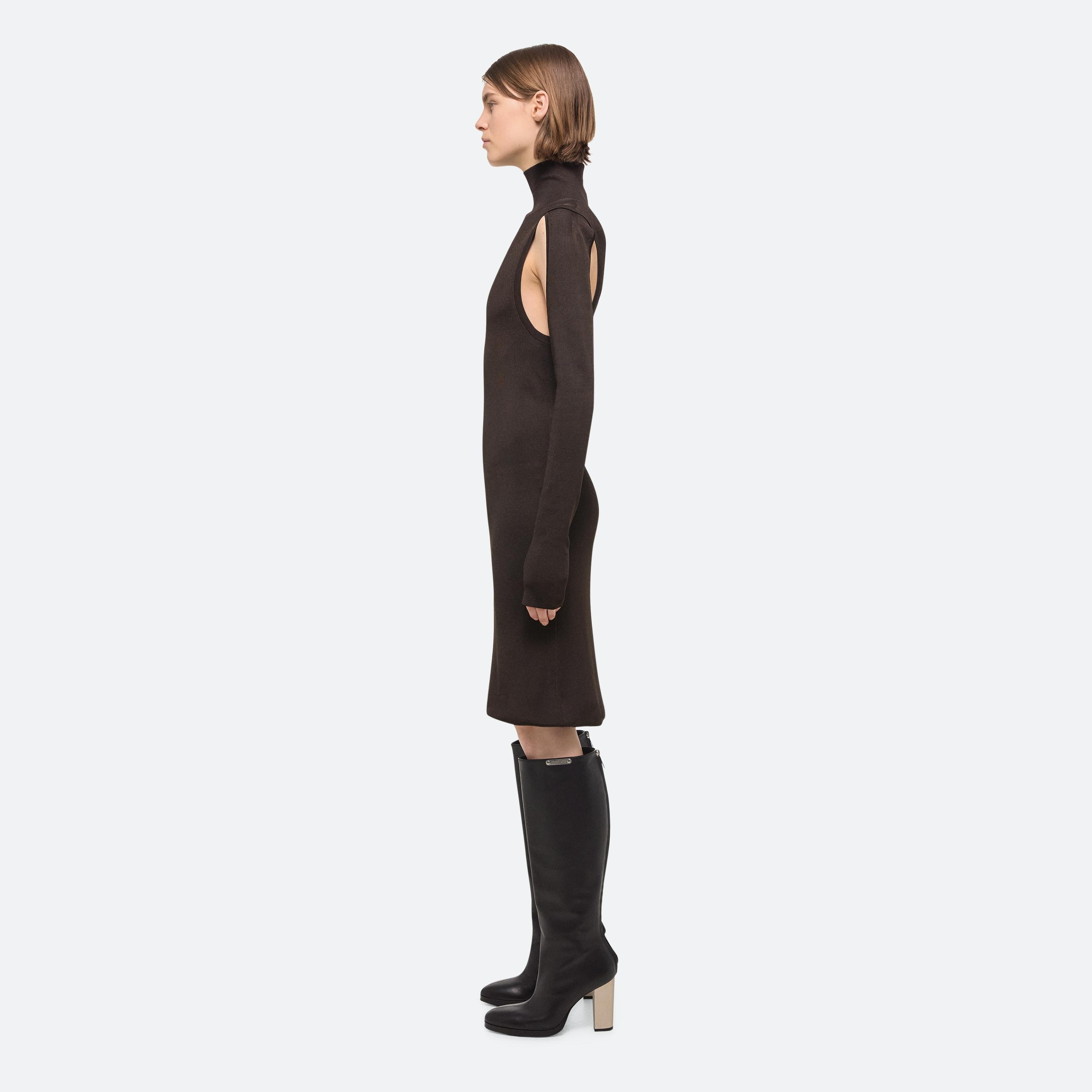 AIR TURTLENECK DRESS - 4