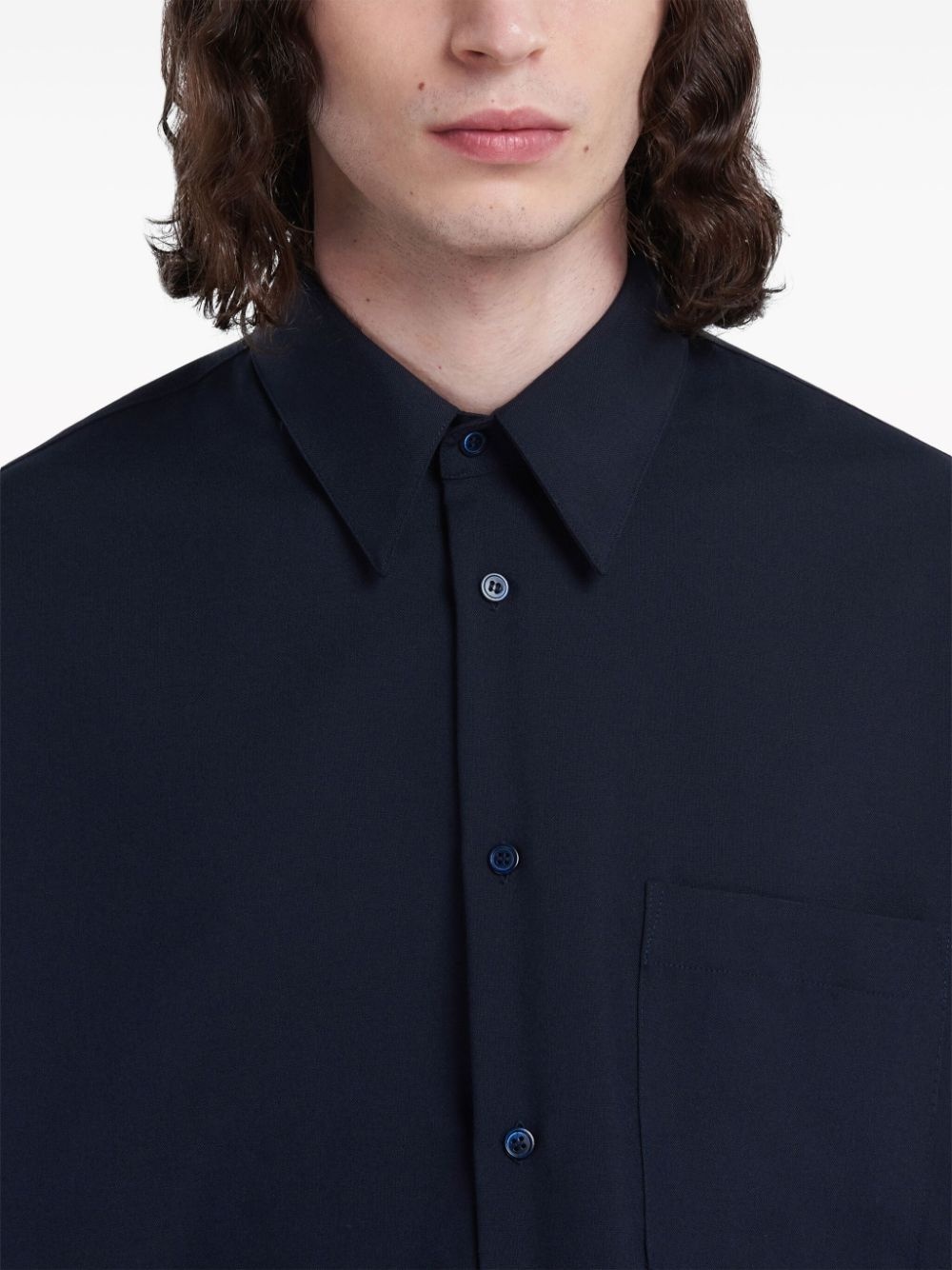 logo-tag long-sleeve shirt - 5