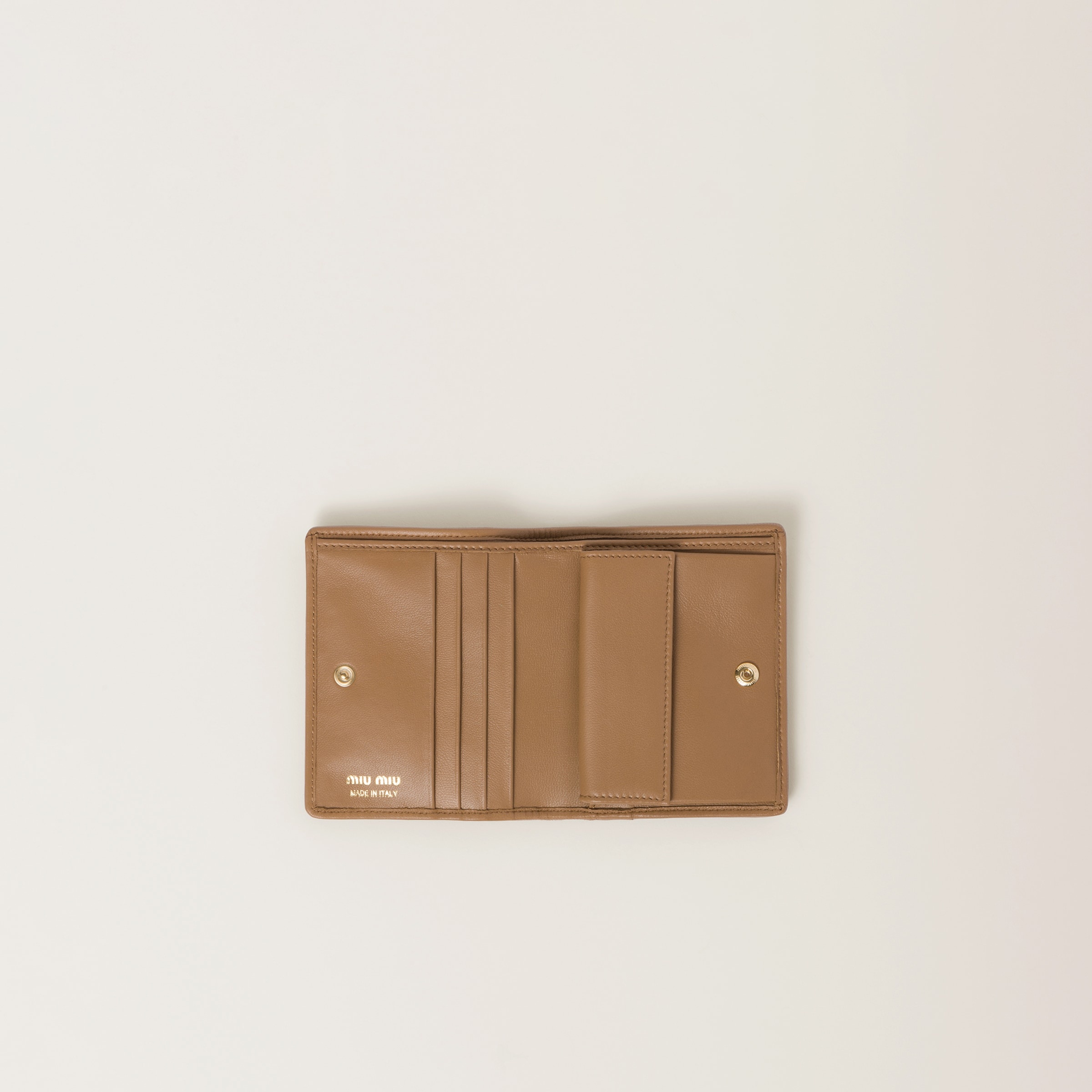 Small matelassé nappa leather wallet - 2