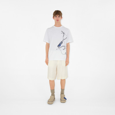 Burberry Knight Hardware Cotton T-shirt outlook