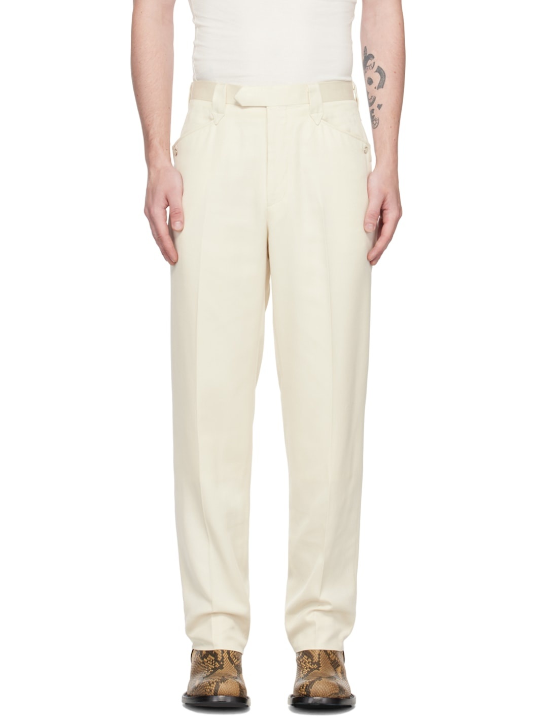Off-White Western Trousers - 1