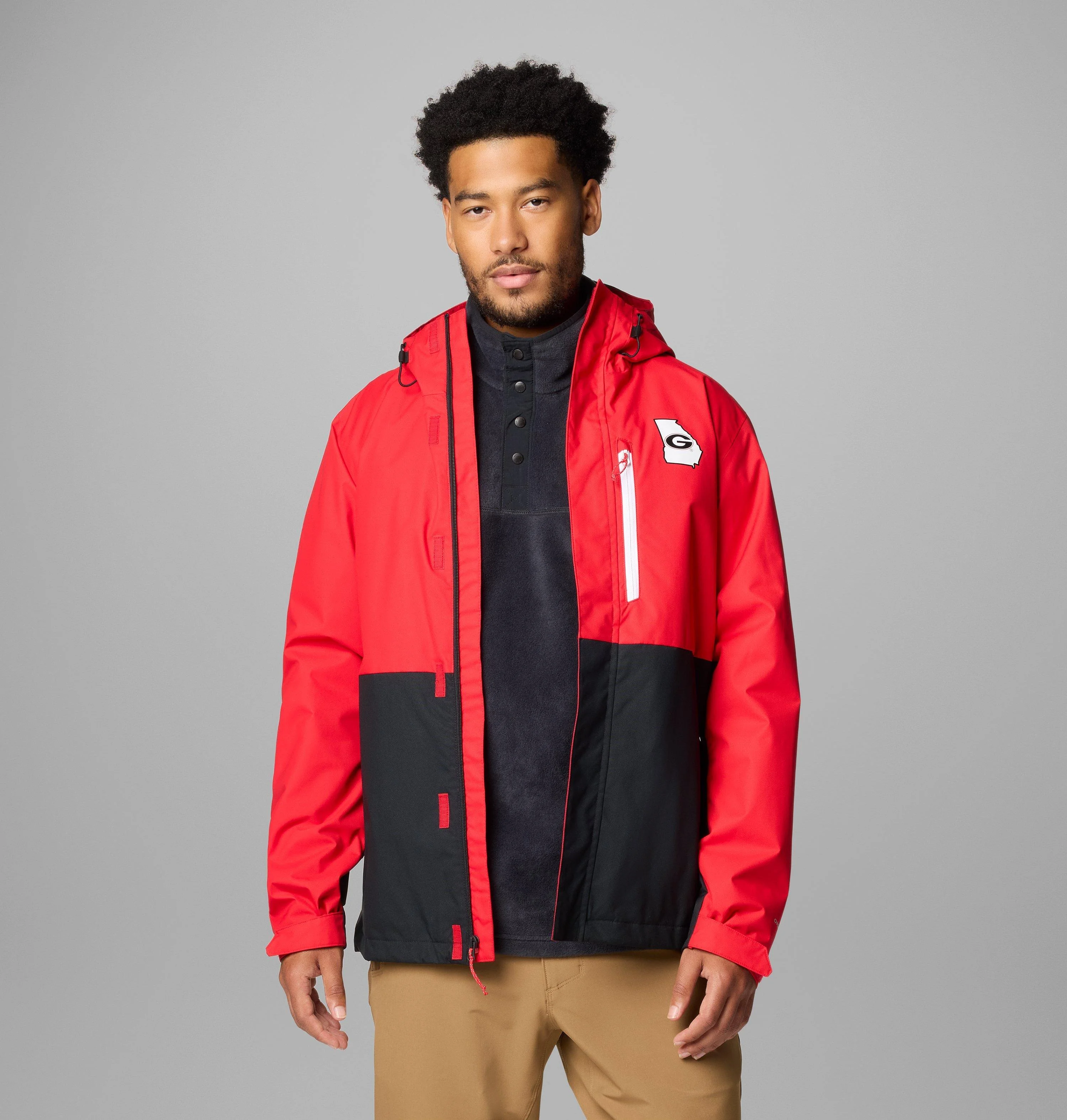 Men's Collegiate Field Bound Jacket - Georgia - 1